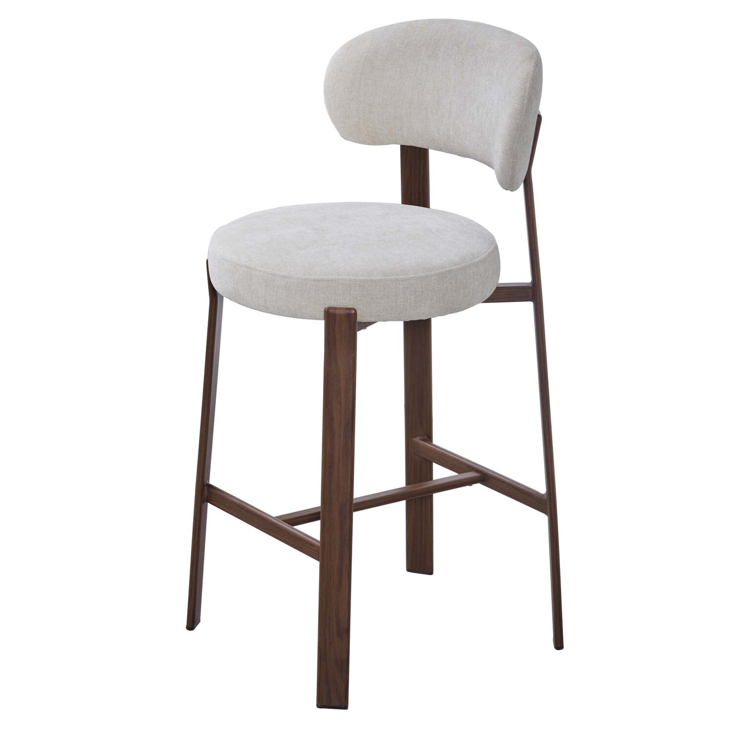 65cm Cecil II Chenille Bar Stools