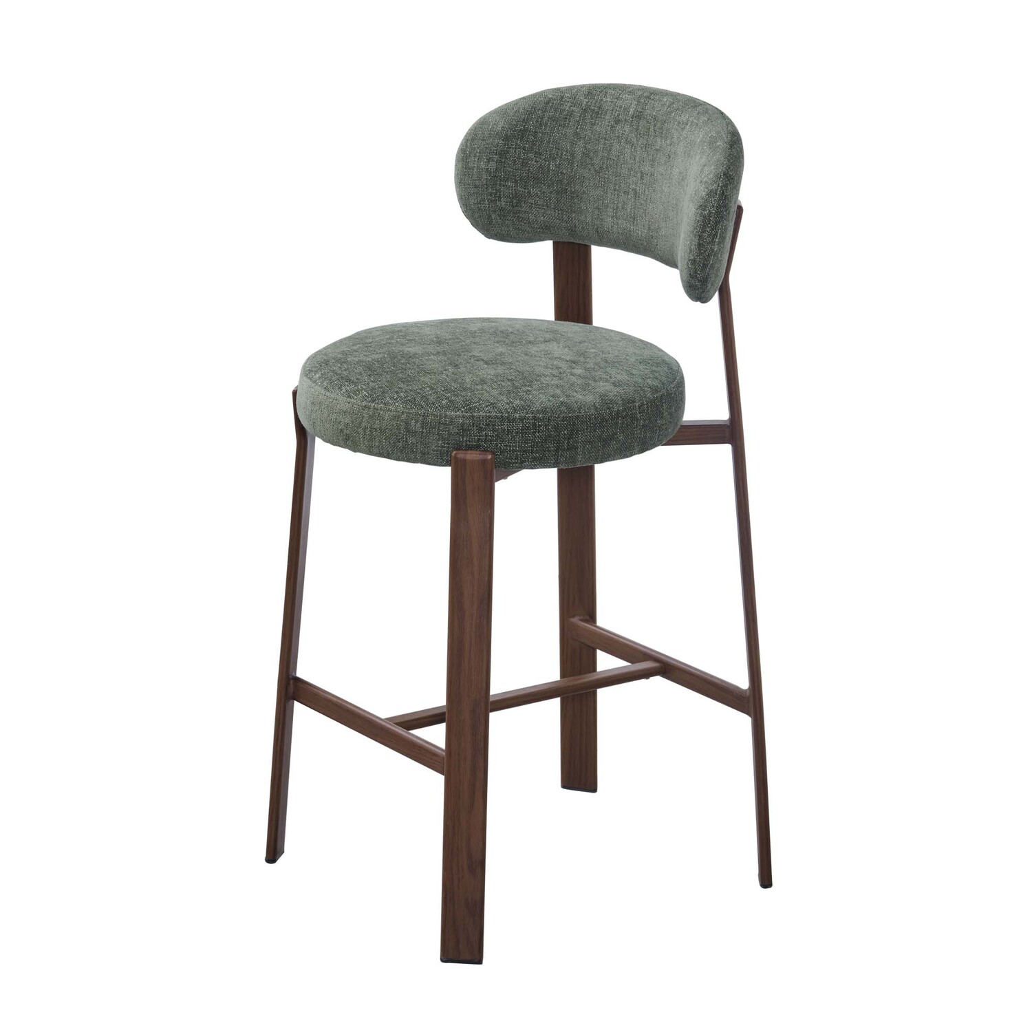 65cm Cecil II Chenille Bar Stools