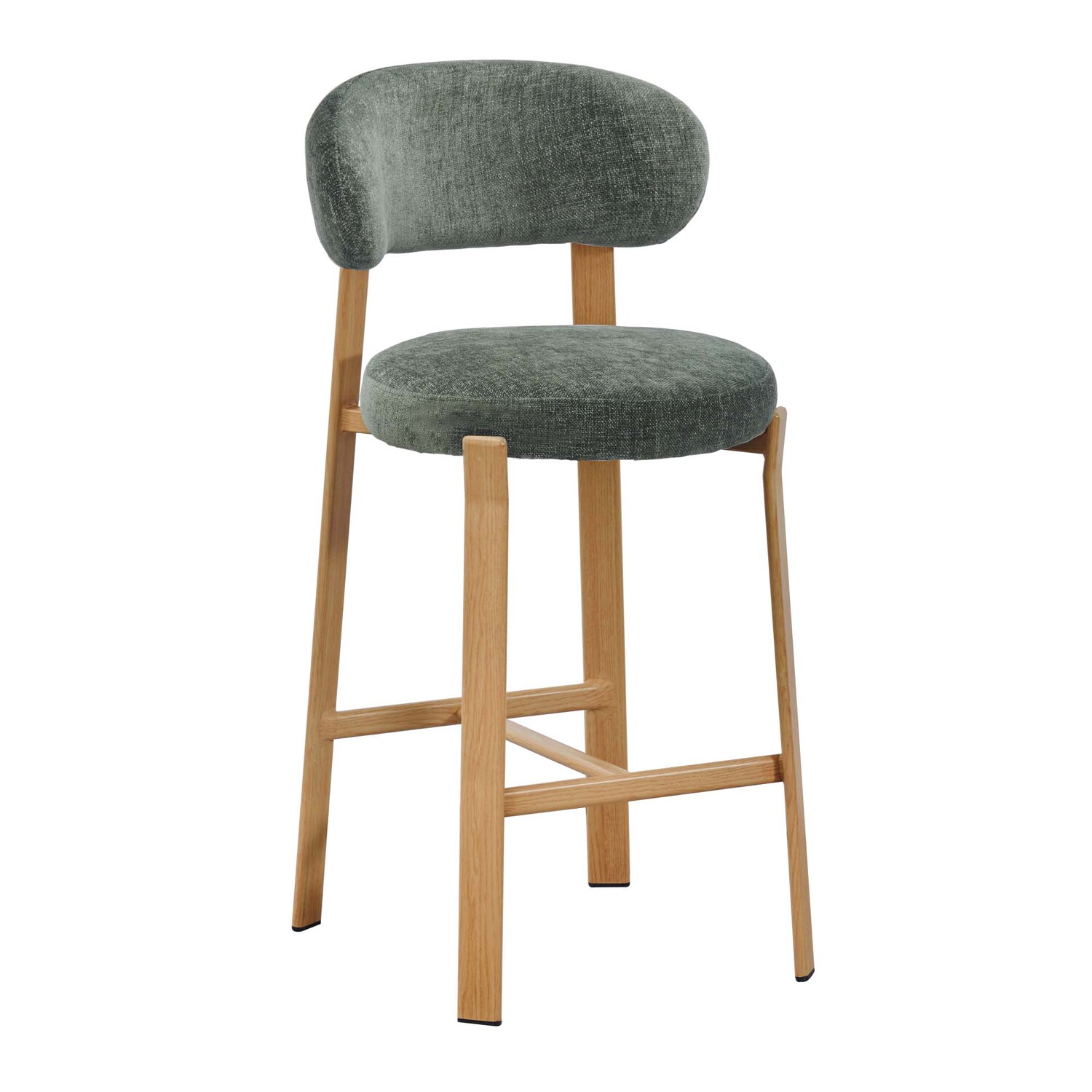 65cm Cecil I Chenille Bar Stools