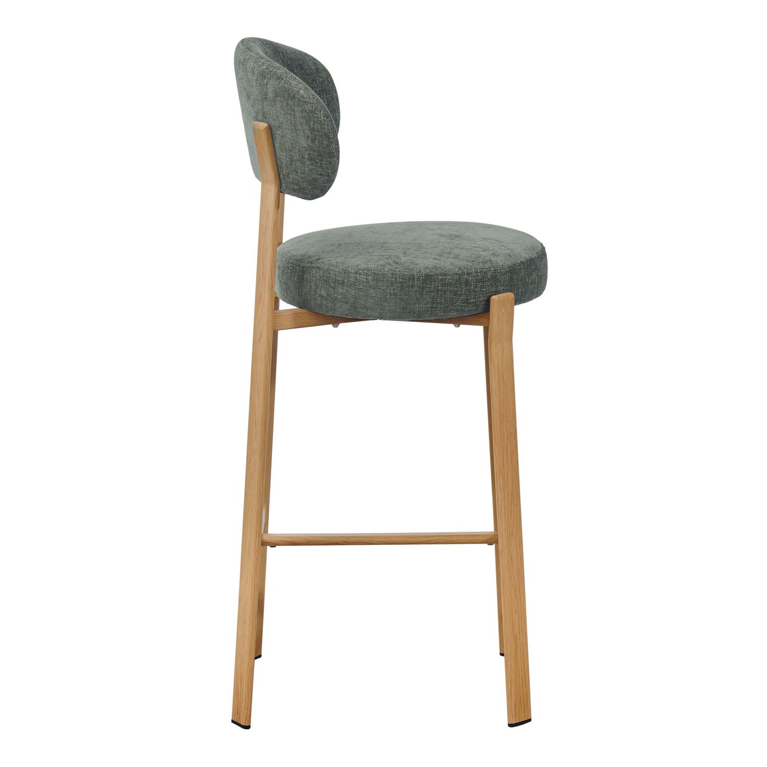 65cm Cecil I Chenille Bar Stools