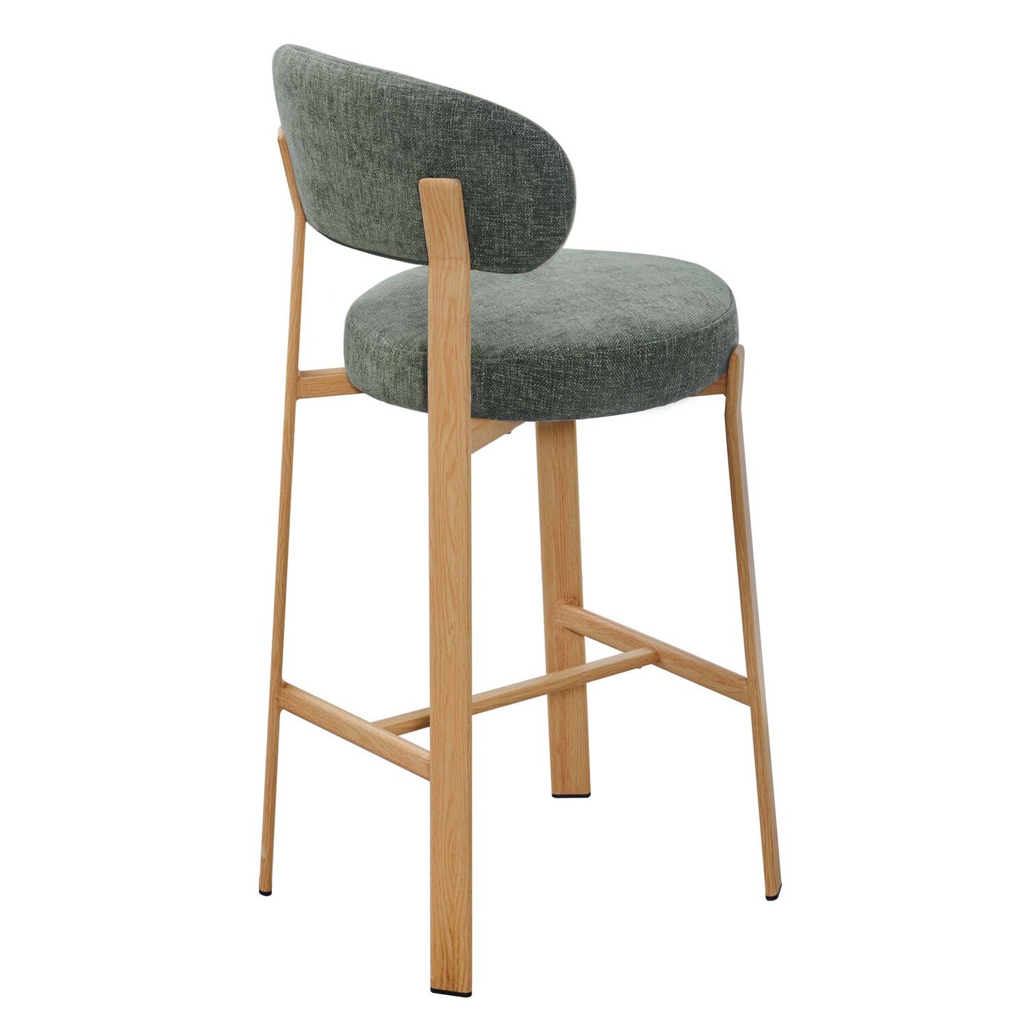 65cm Cecil I Chenille Bar Stools