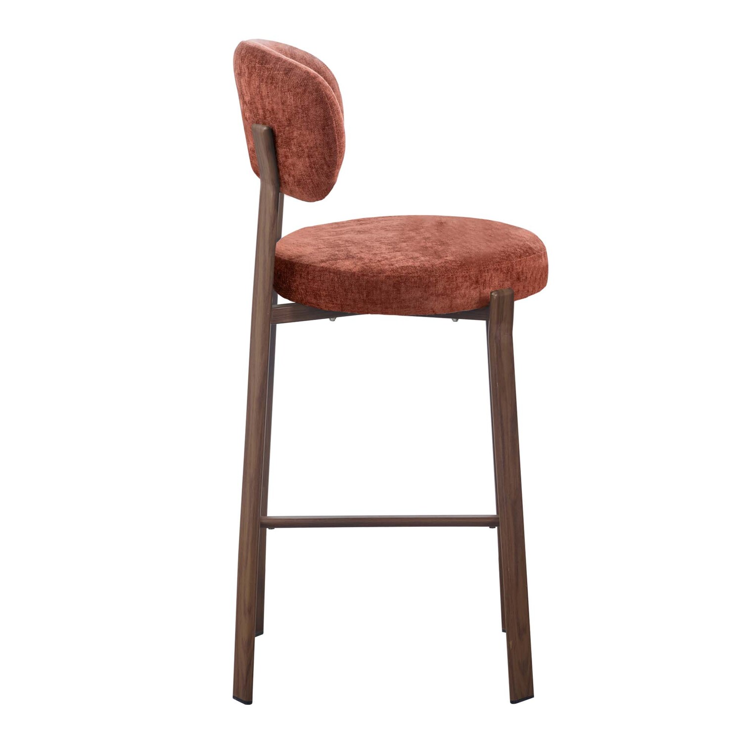 65cm Cecil II Chenille Bar Stools