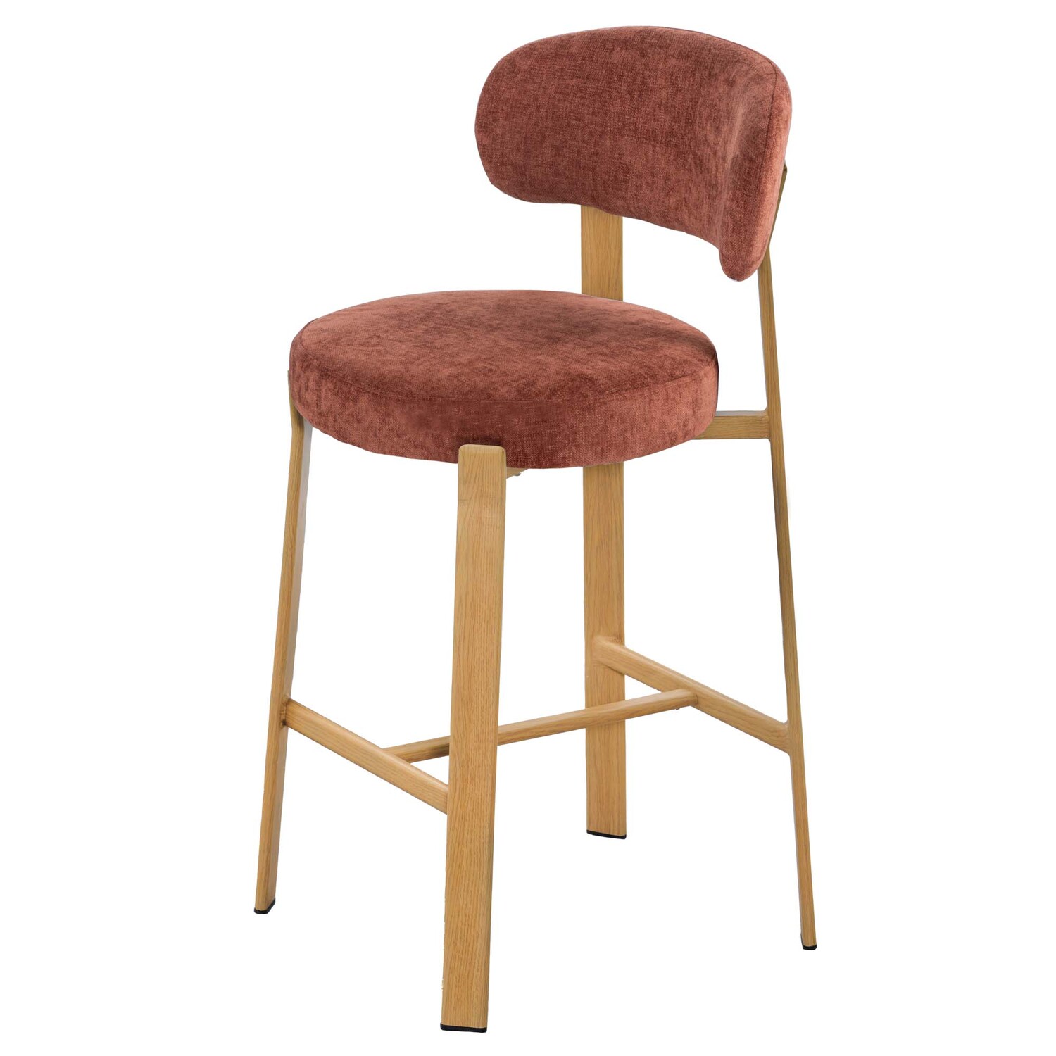 65cm Cecil I Chenille Bar Stools