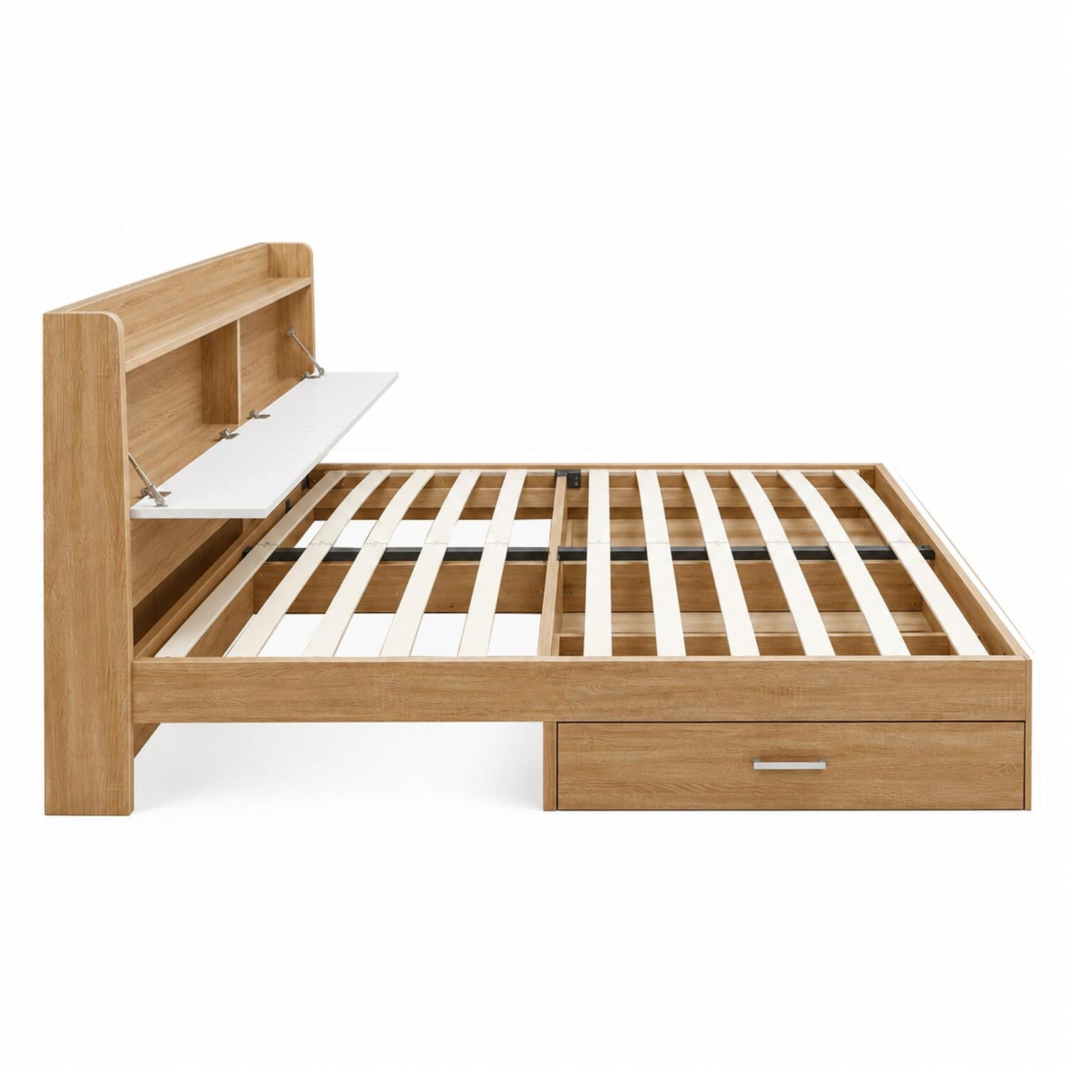 Otelia Bed Frame with USB Port & Drawers