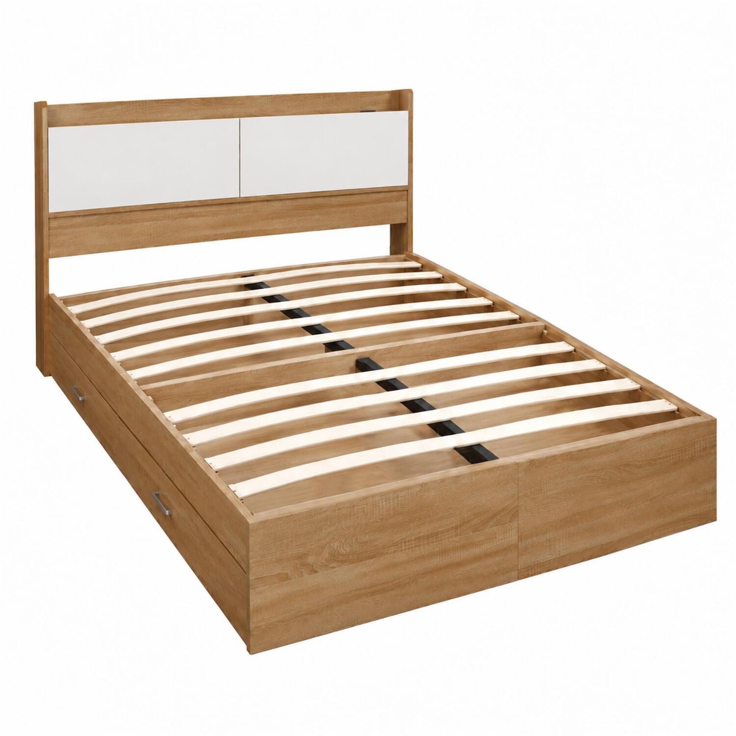 Otelia Bed Frame with USB Port & Drawers