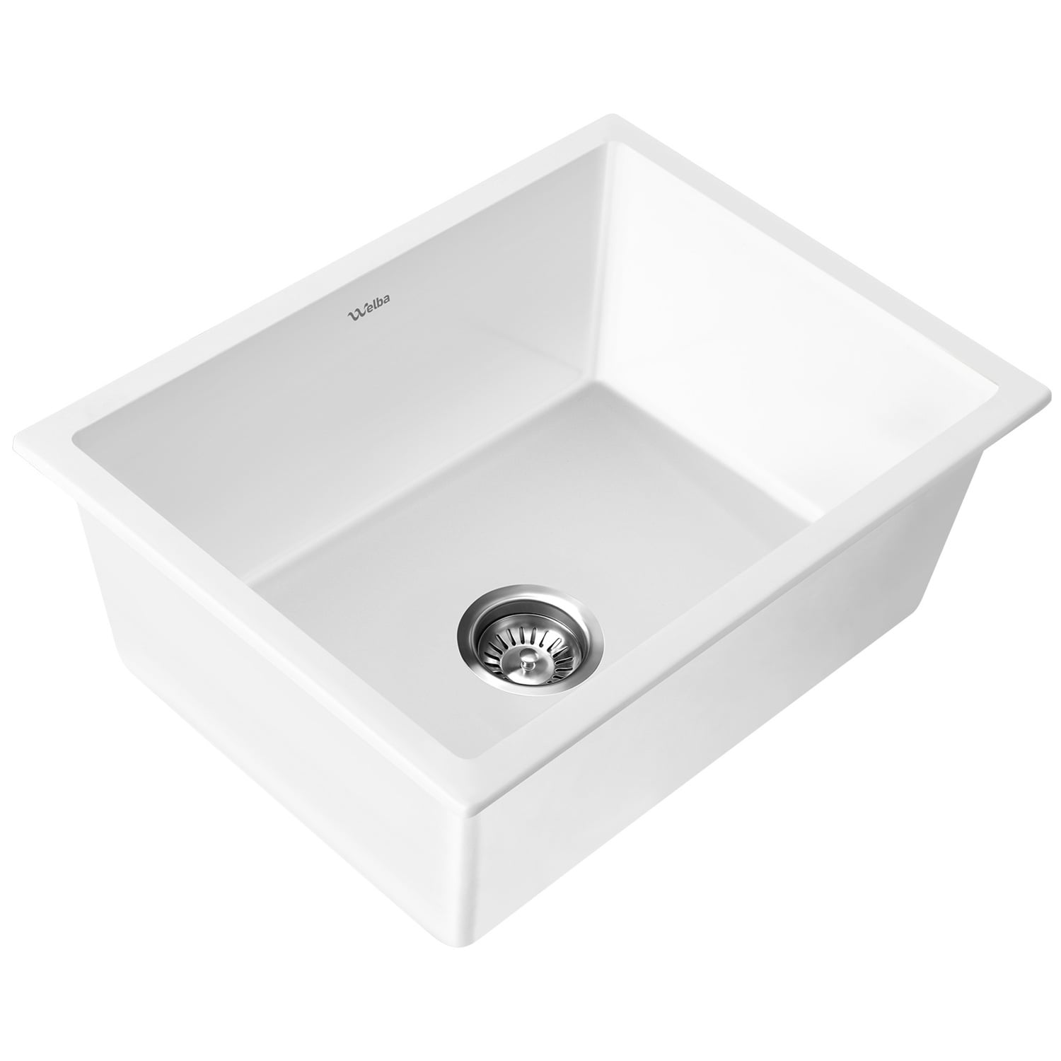 Bowen Granite Stone Single Kitchen Sink with Strainer