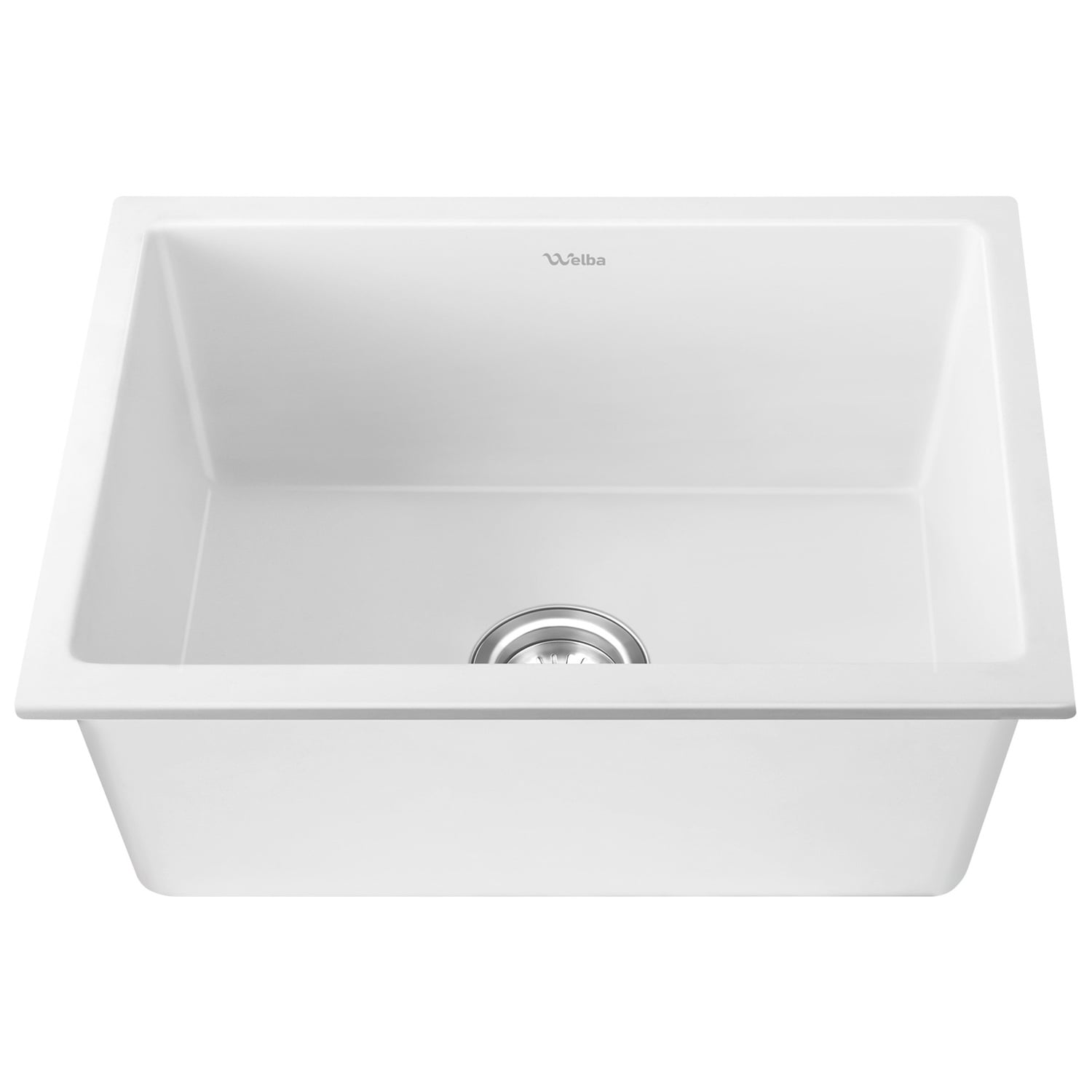 Bowen Granite Stone Single Kitchen Sink with Strainer