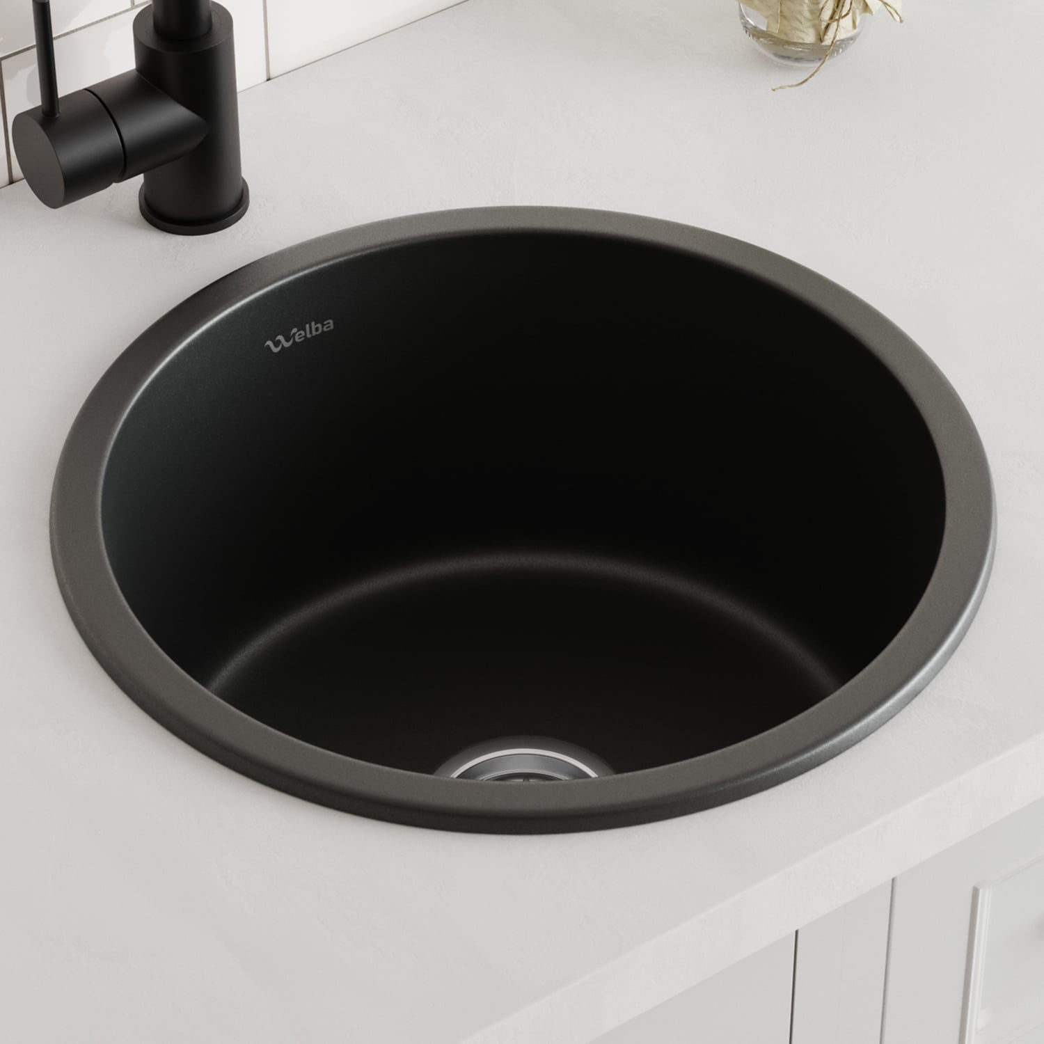 Bowen 430mm Single Granite Kitchen Sink