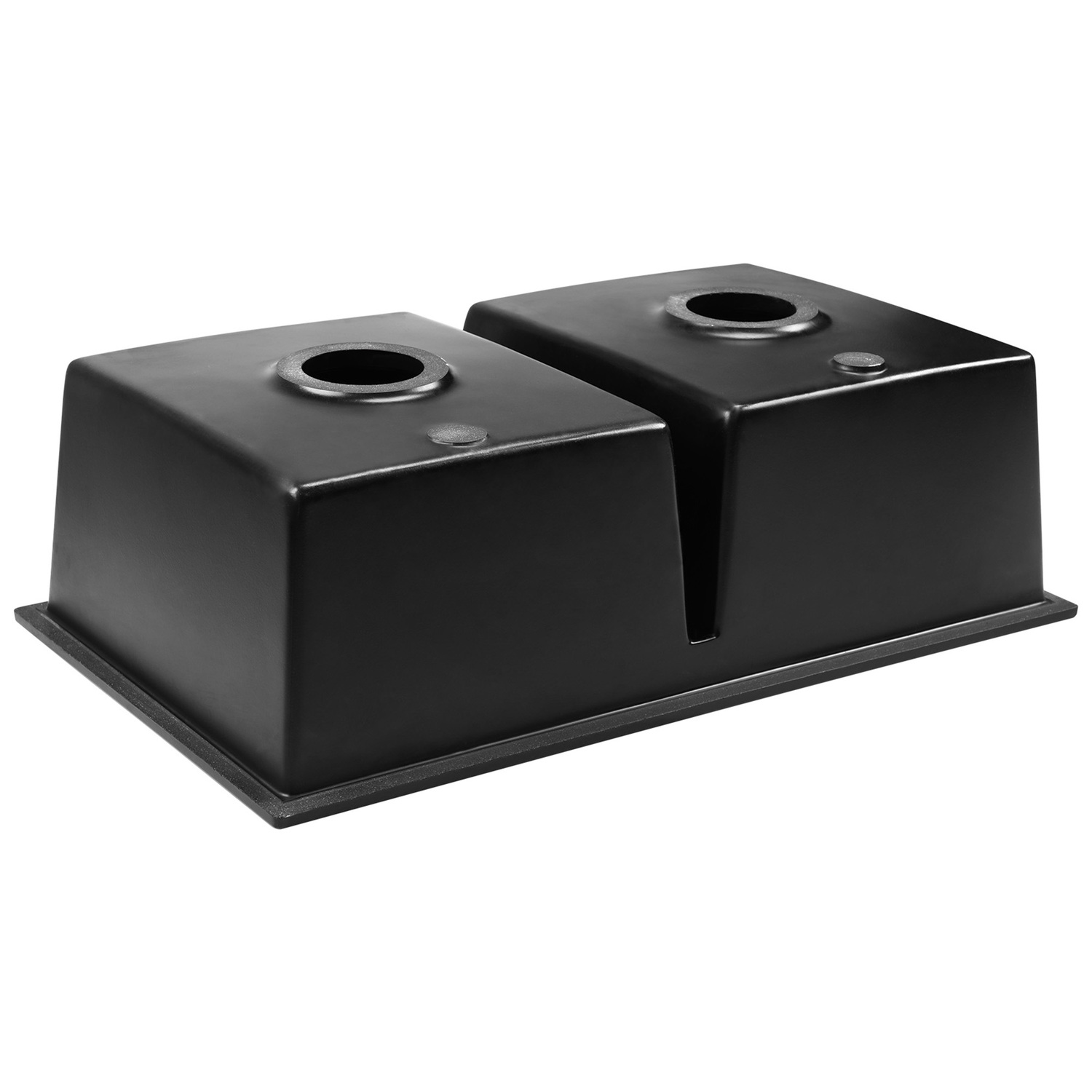 Bowen Granite Stone Double Kitchen Sink with Strainers