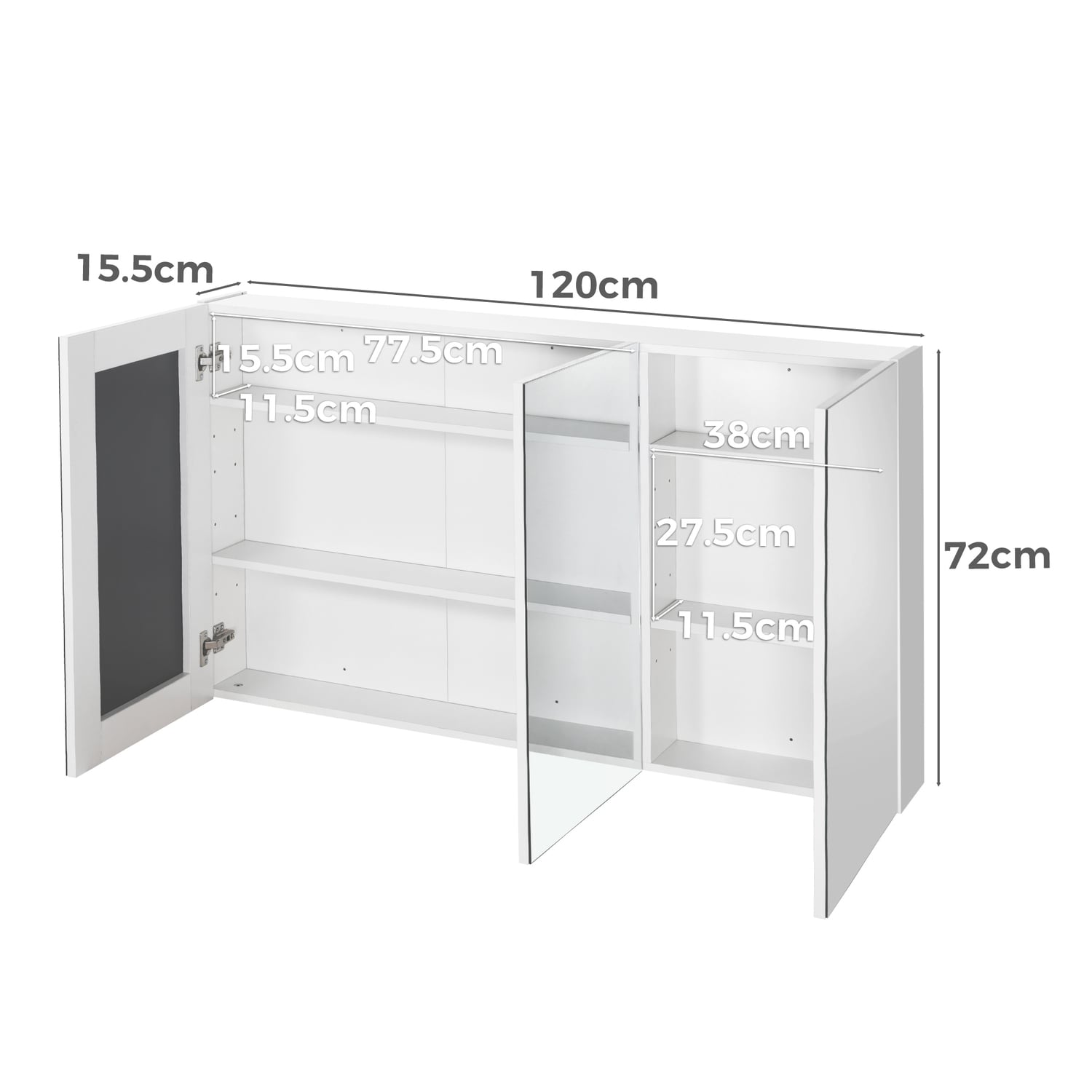 Sofie Bathroom Mirror Cabinet