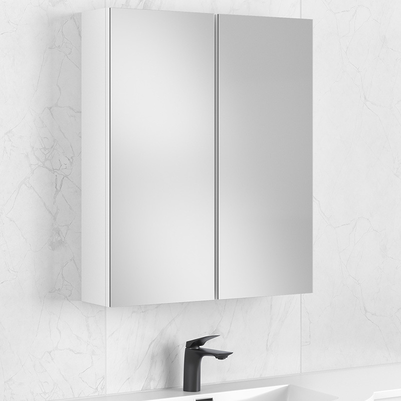 Renzo 2 Door Mirrored Shaving Cabinet