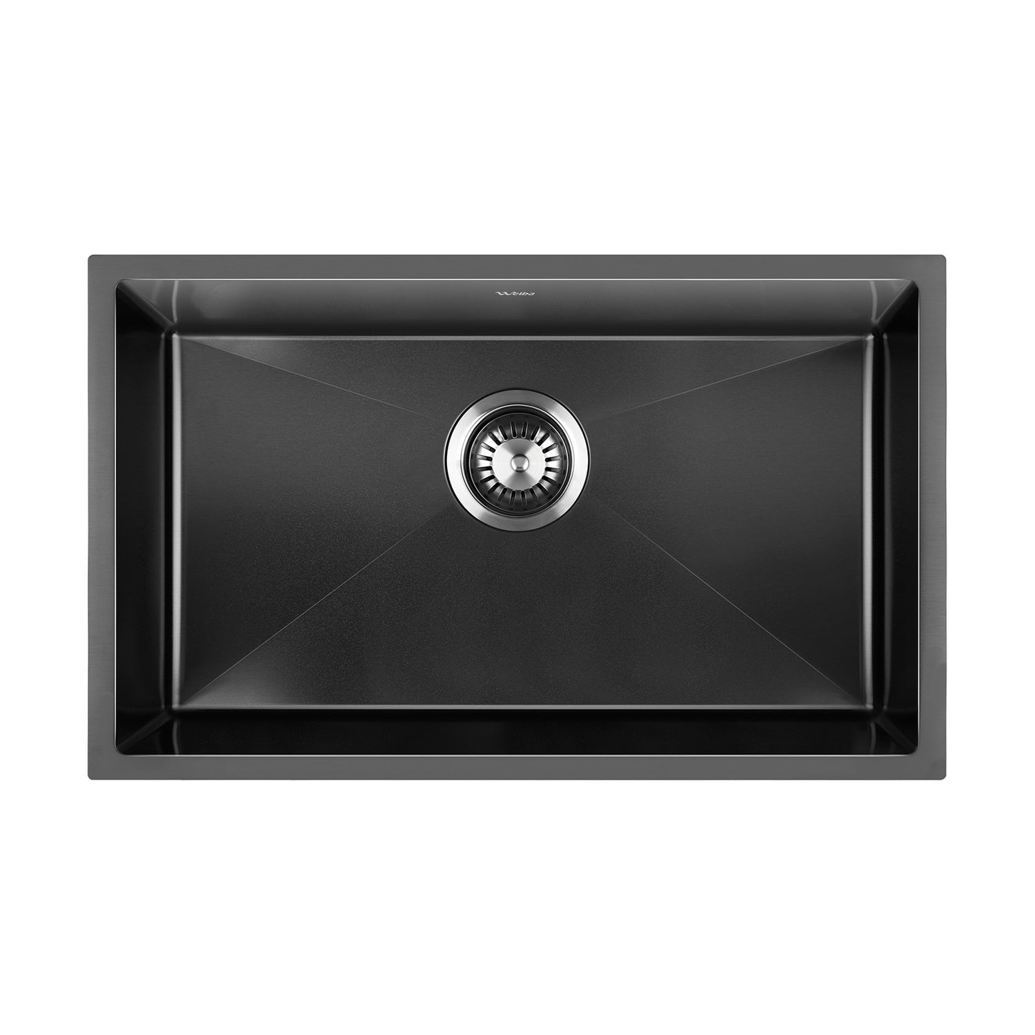 Parker Black Single Stainless Steel Kitchen Sink