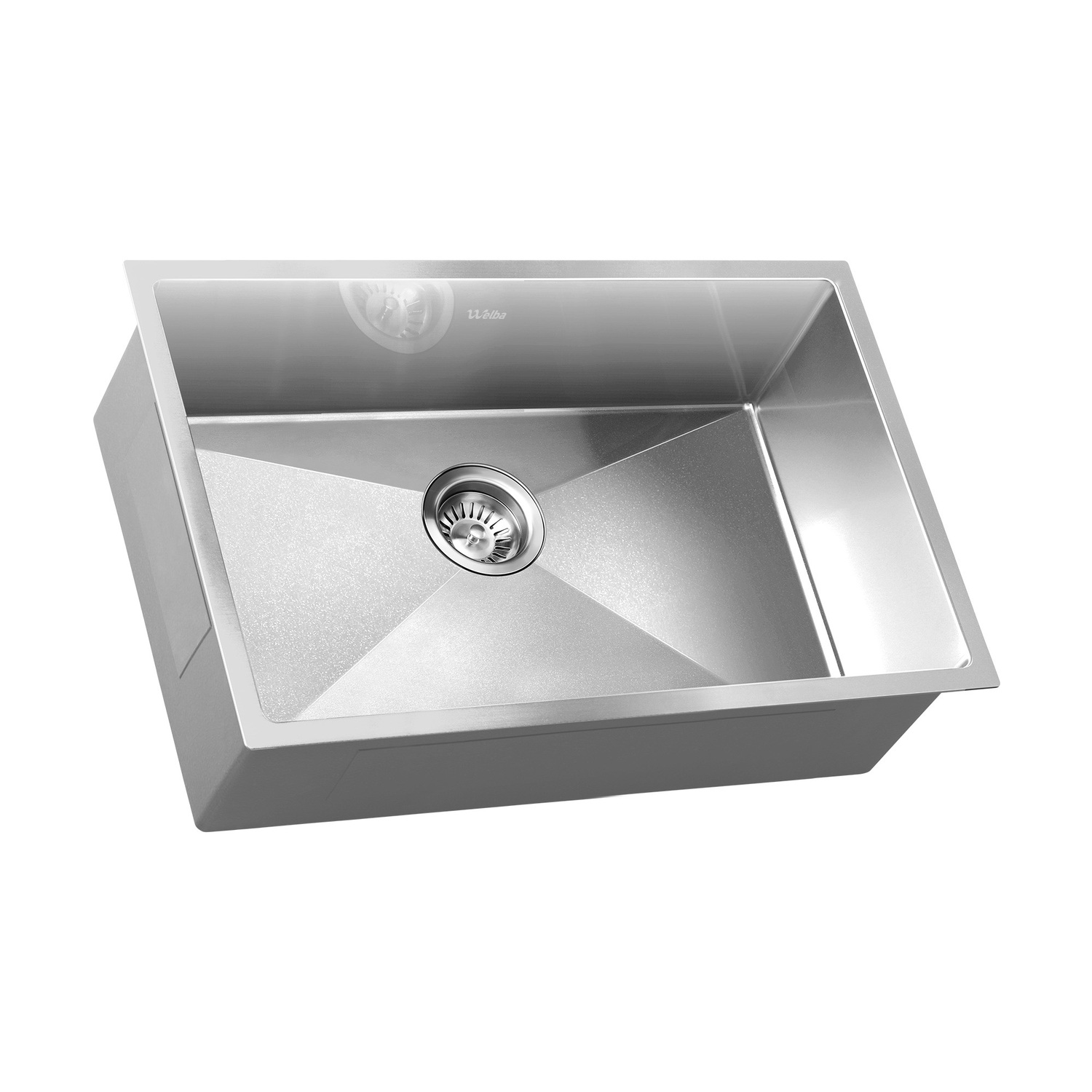 Parker Silver Single Stainless Steel Kitchen Sink