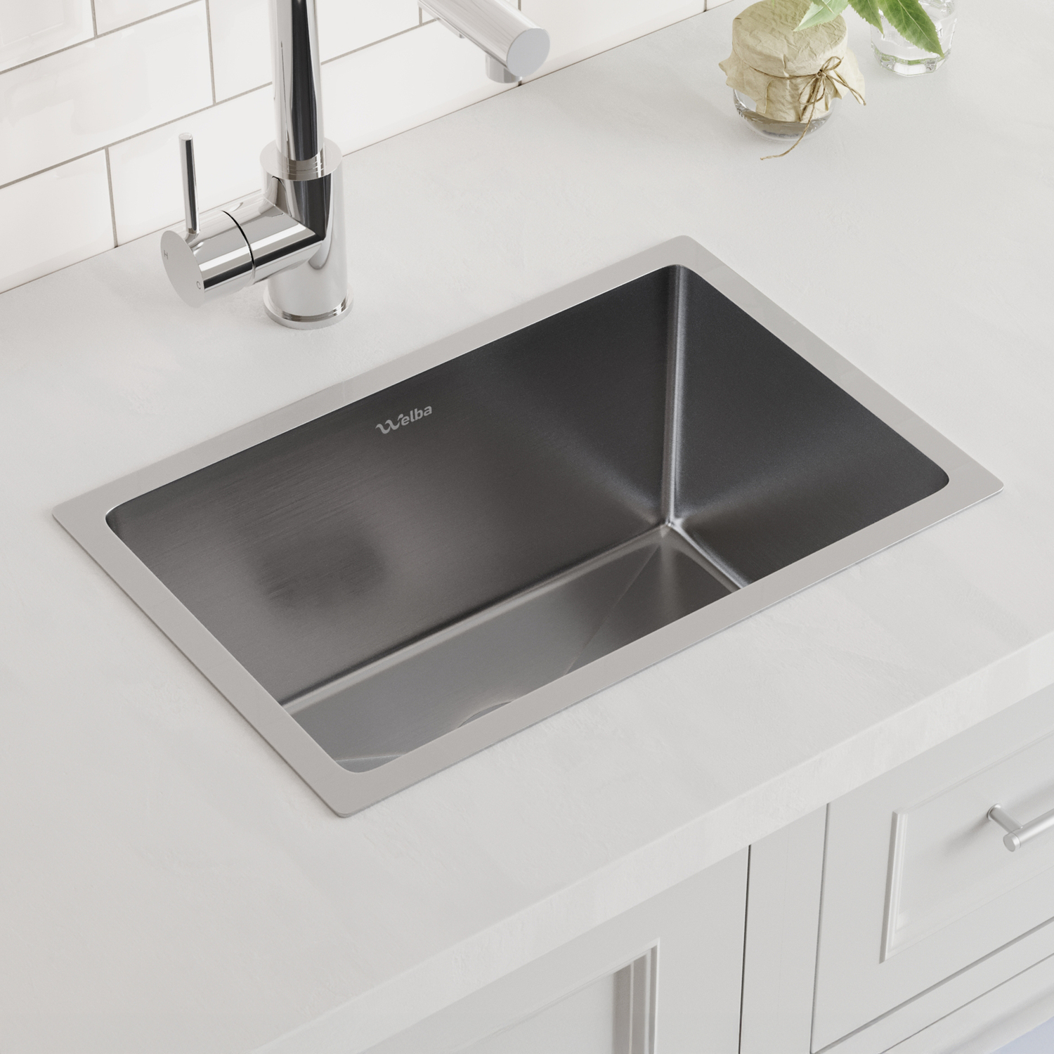 Parker 450mm Slim Stainless Steel Kitchen Sink