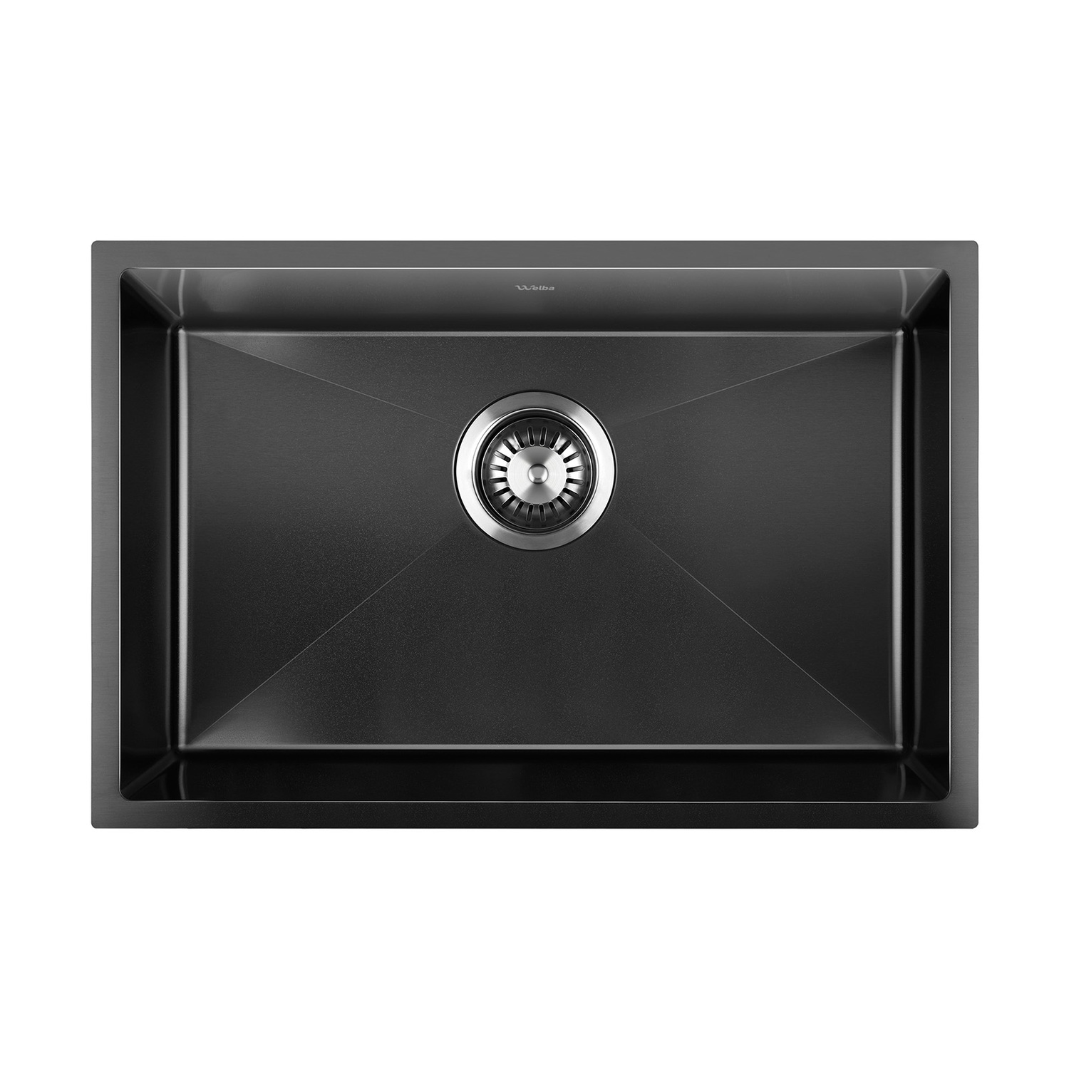 Parker Black Single Stainless Steel Kitchen Sink