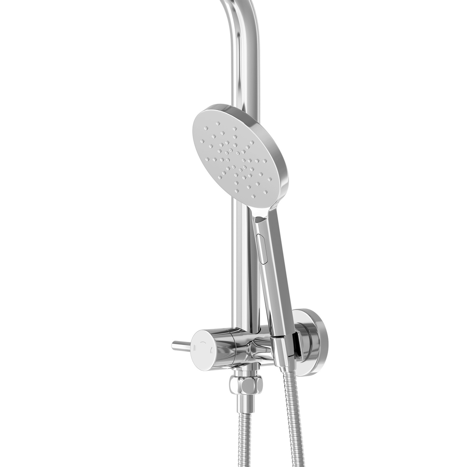 Declan Round Hand-Held Shower Head Set