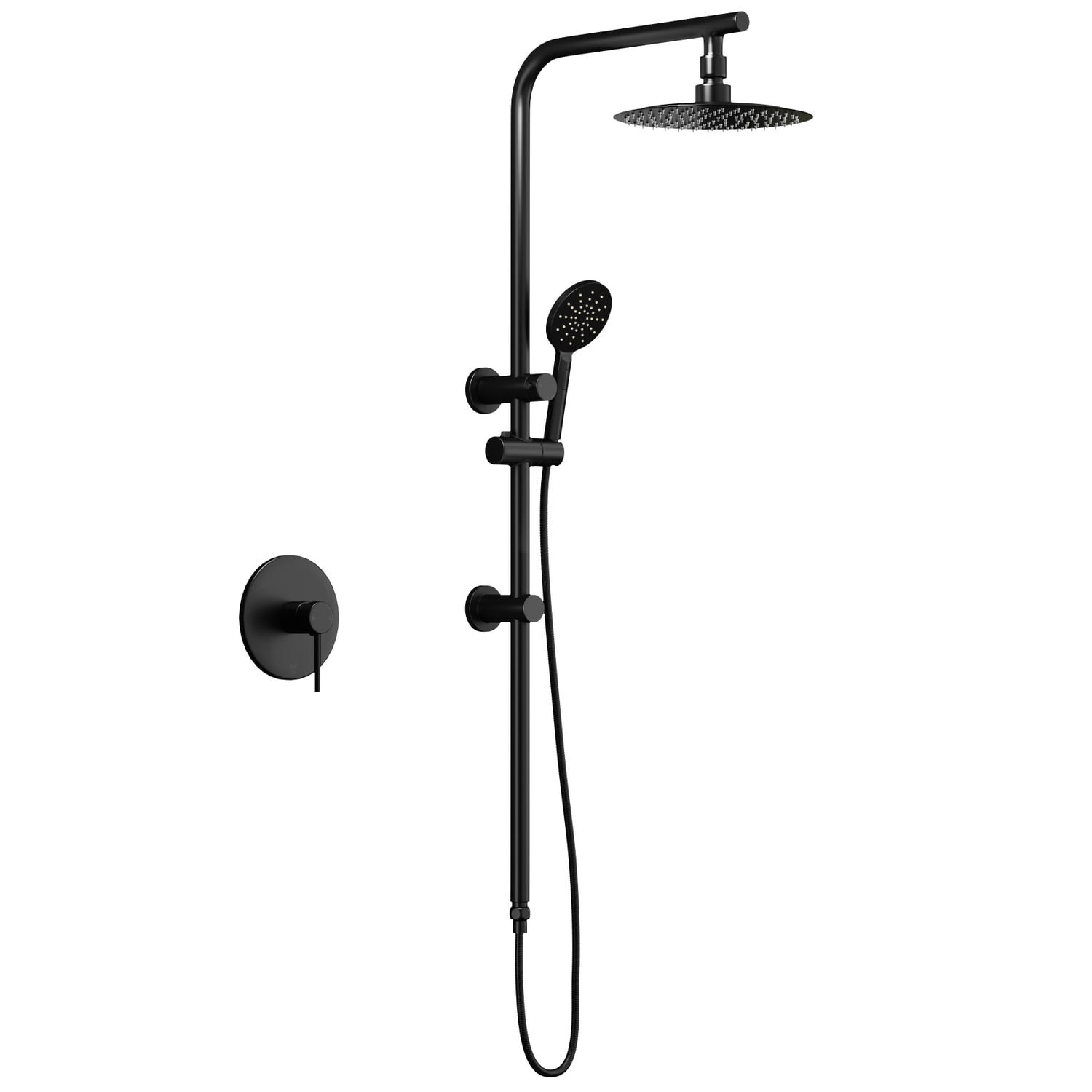 Lia Round Twin Shower Mixer Set