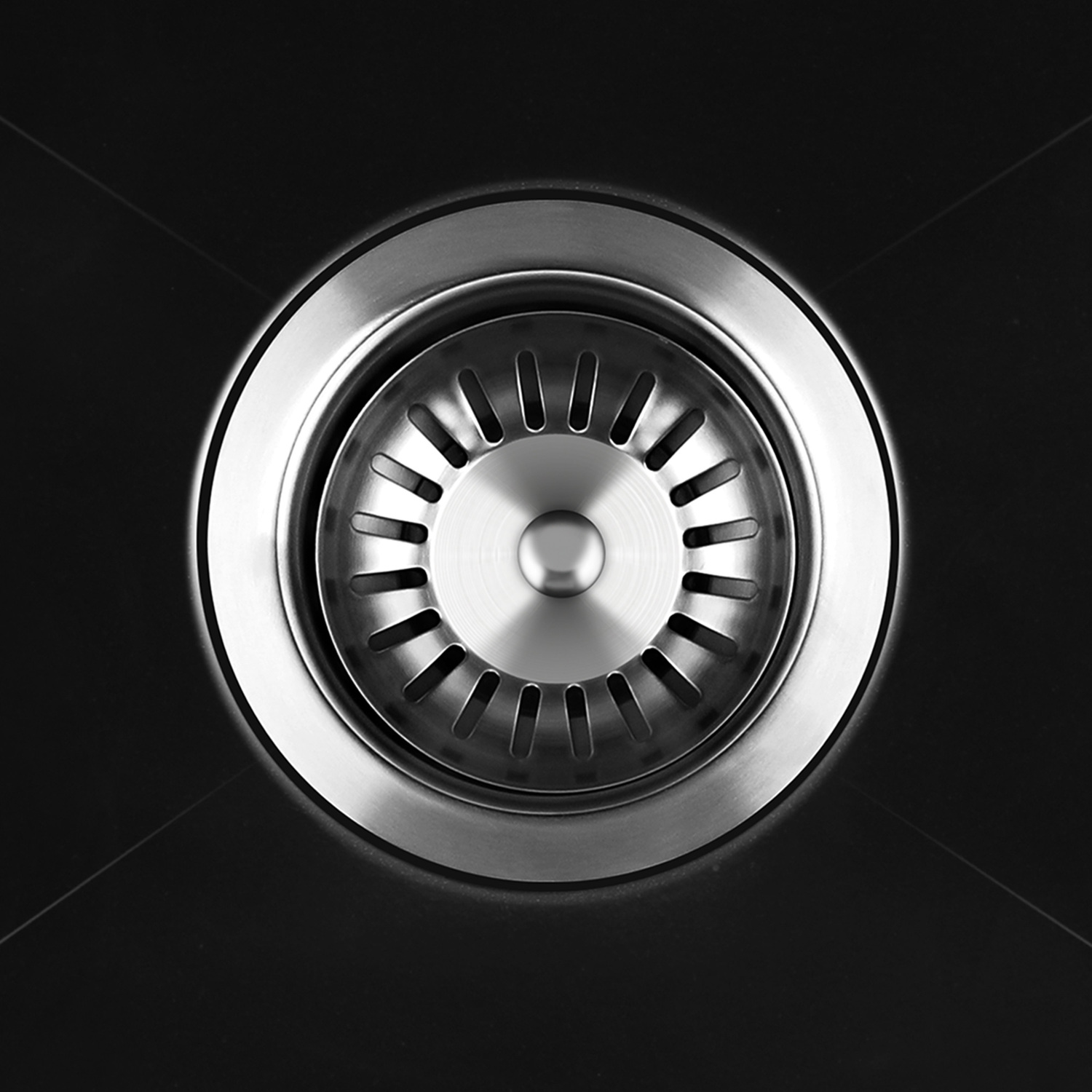 Gidon Square Kitchen Sink with Waste Strainer