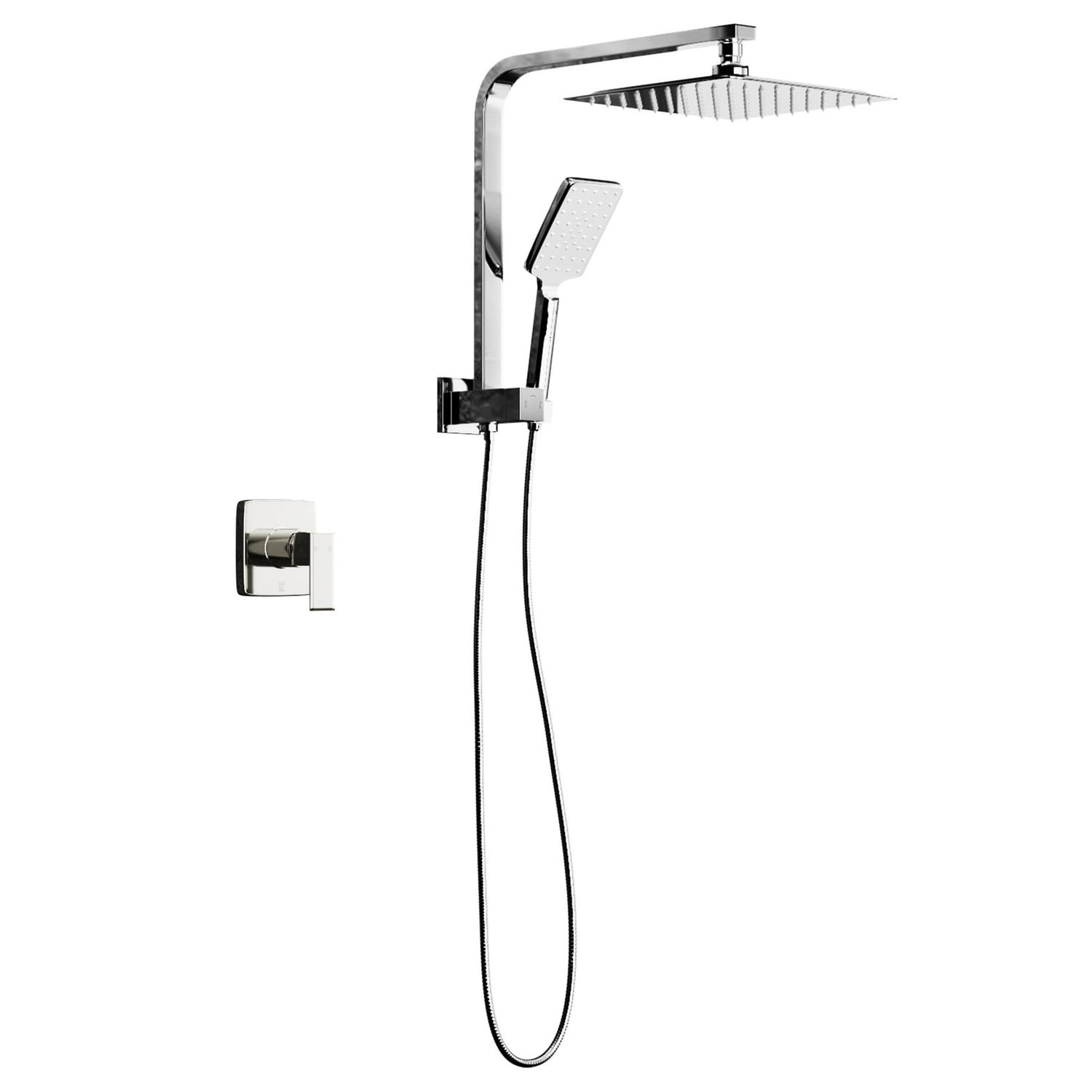 Declan Square Hand-Held Shower Head Set