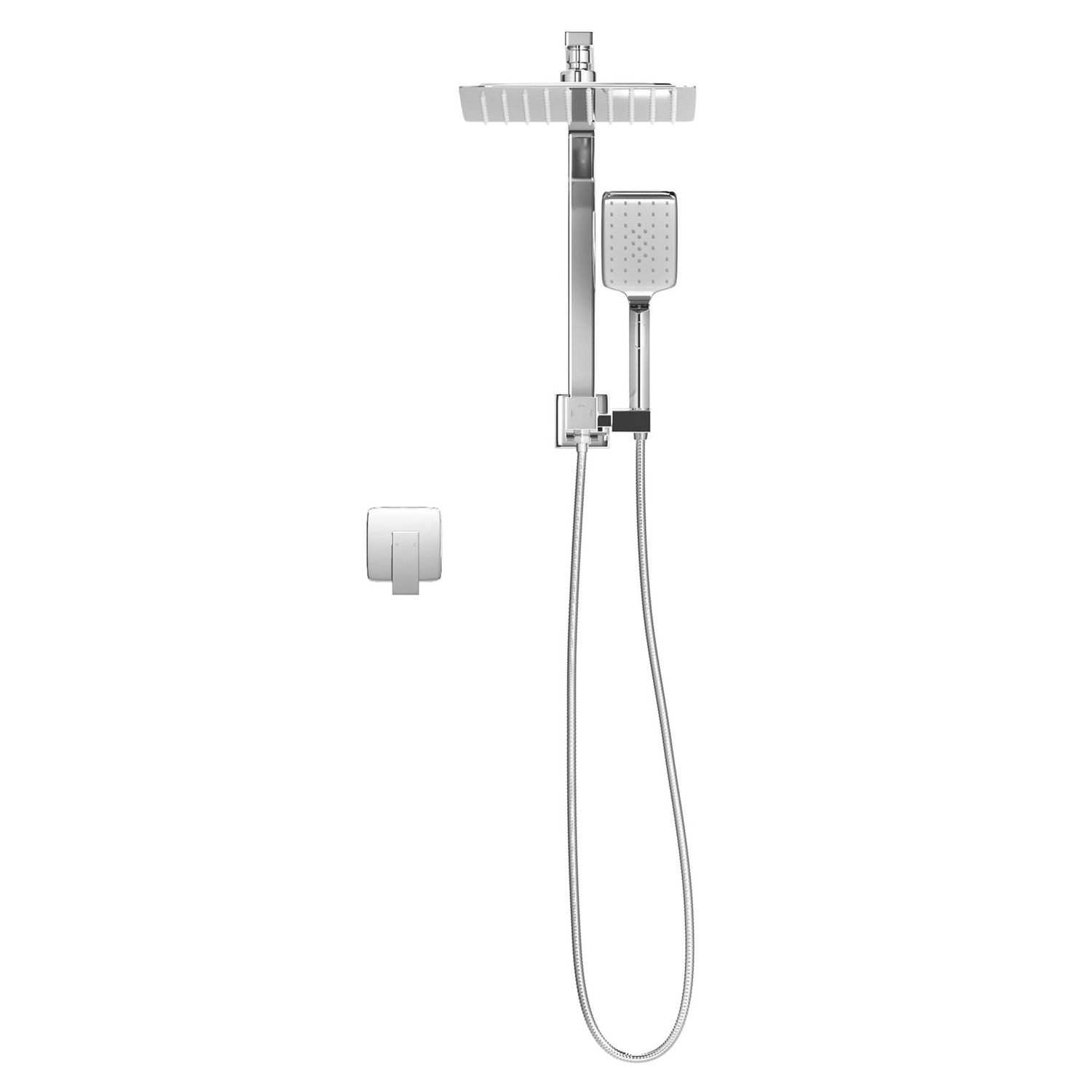 Declan Square Hand-Held Shower Head Set