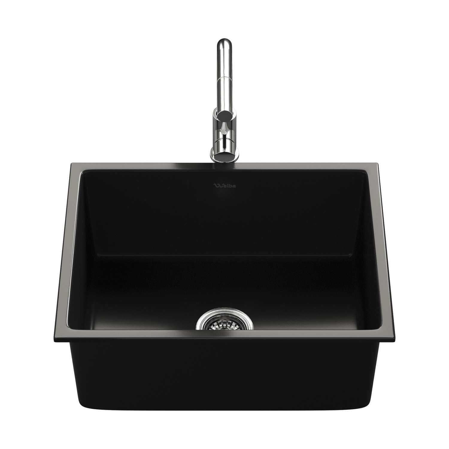 Velia 590mm Single Kitchen Sink and Mixer Tap