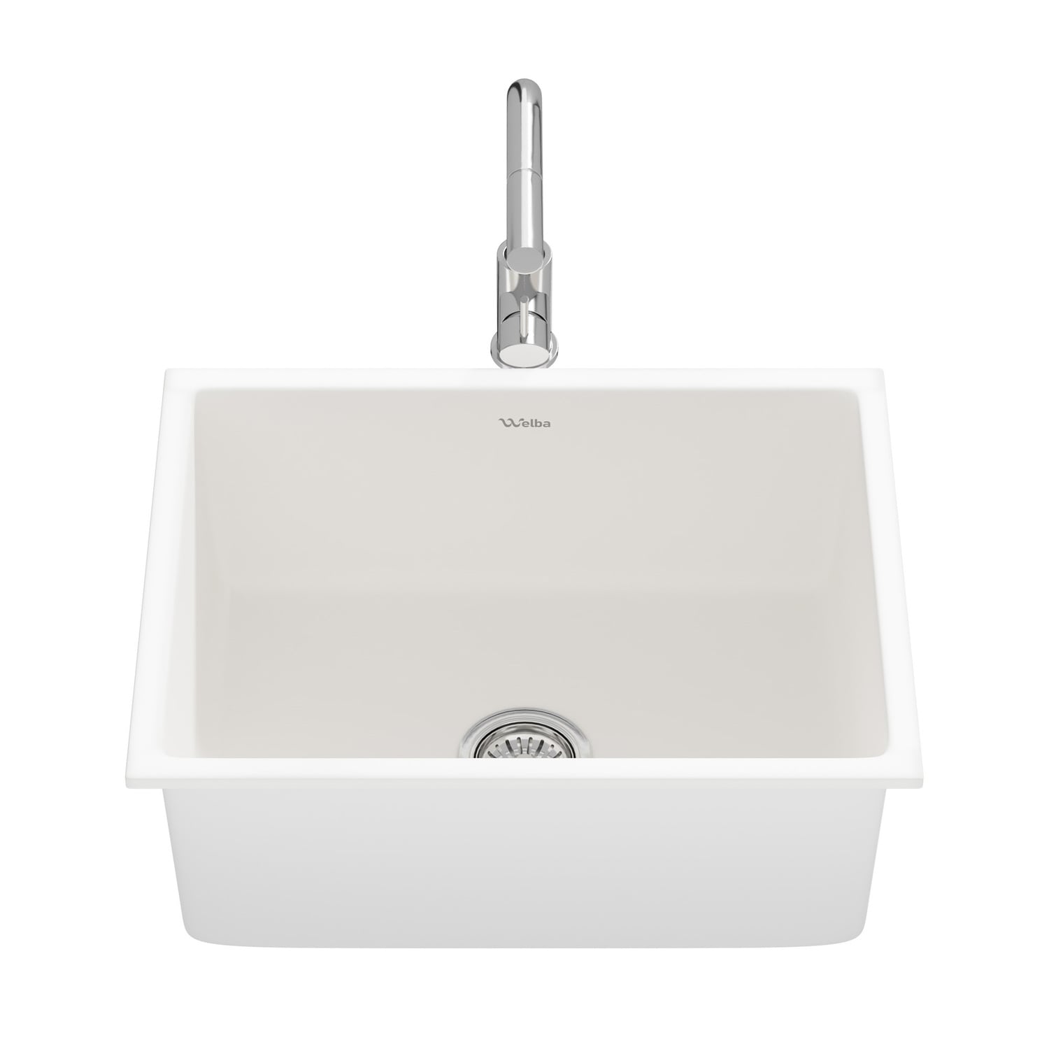 Velia 590mm Single Kitchen Sink and Mixer Tap