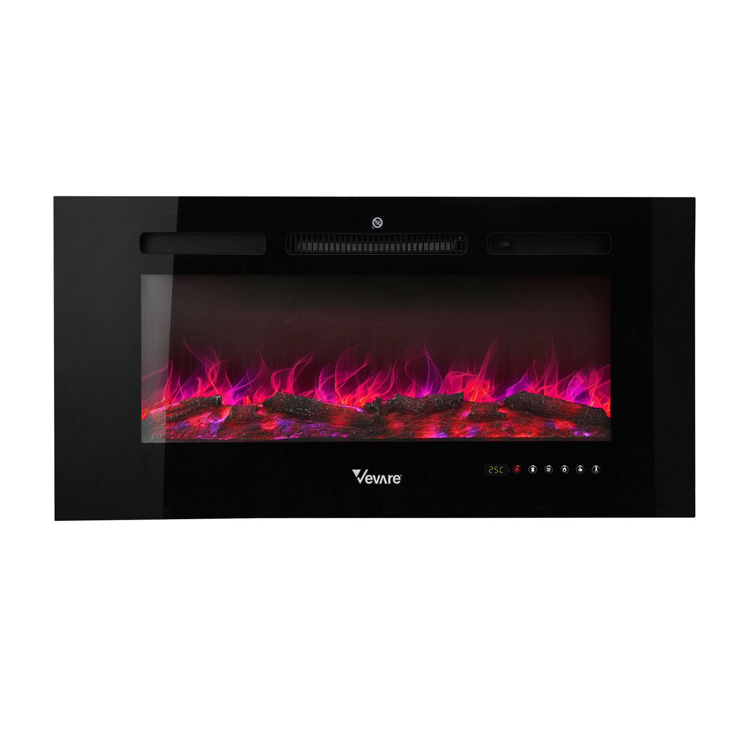 2000W Maura Wall Mounted Electric Fireplace Heater