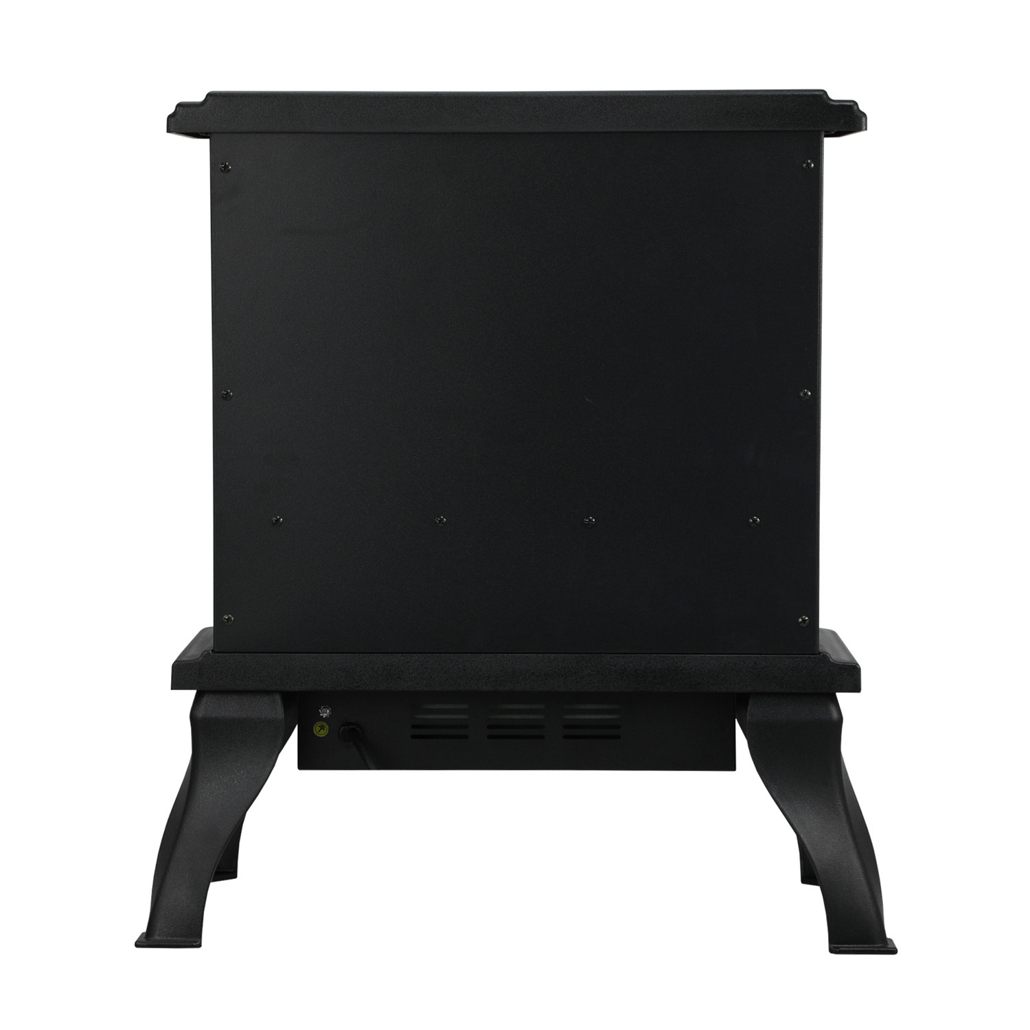 Black Maura Electric Fireplace Heater
