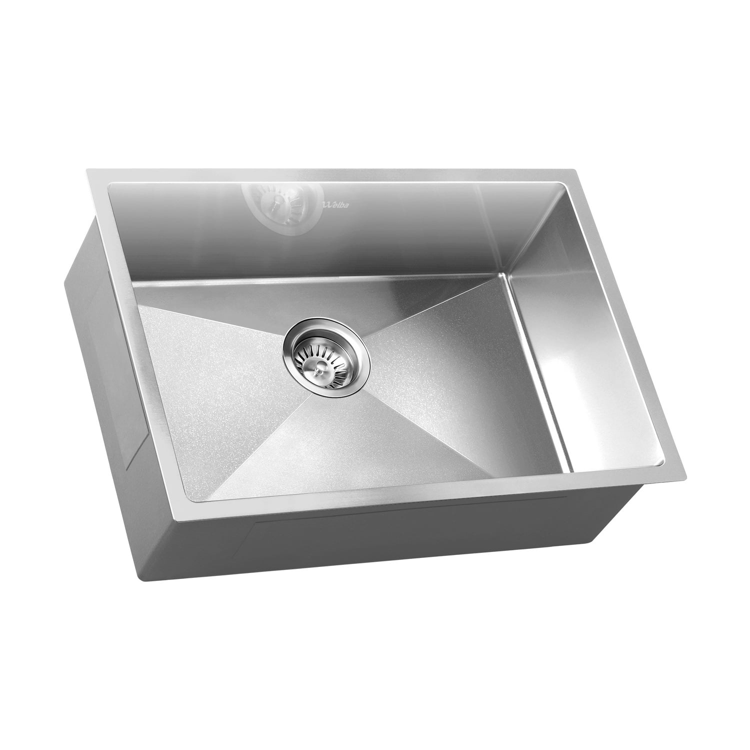 Parker Silver Single Stainless Steel Kitchen Sink
