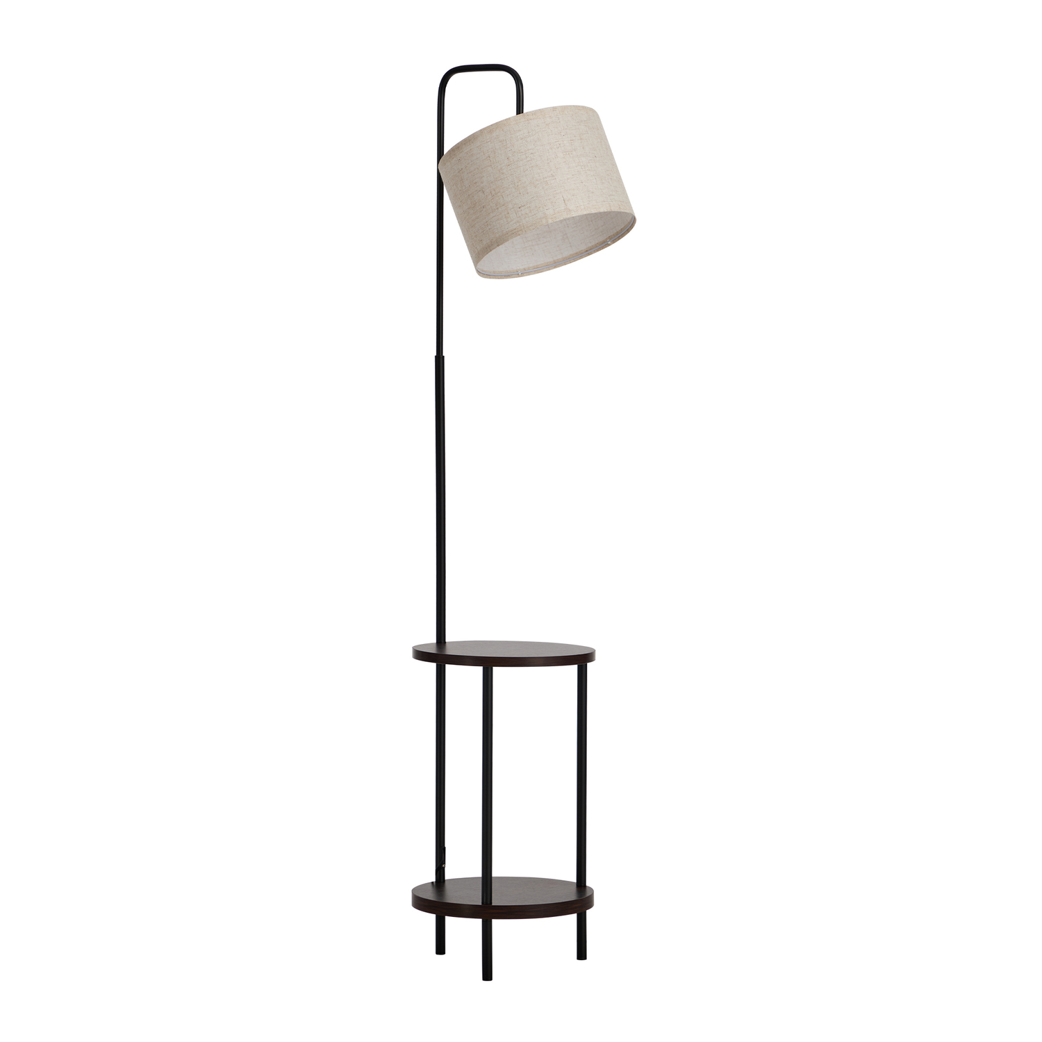 Darina Metal Linen Floor Lamp