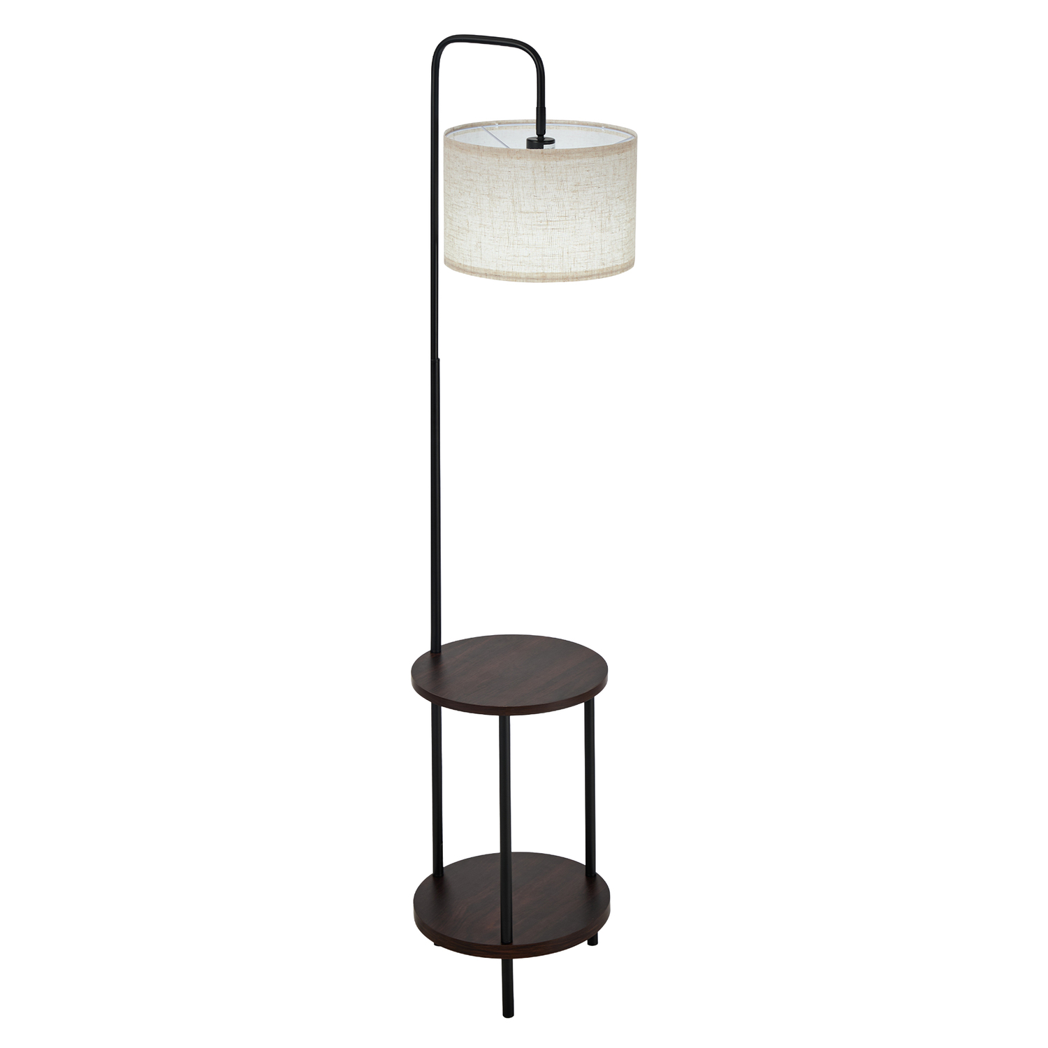 Darina Metal Linen Floor Lamp