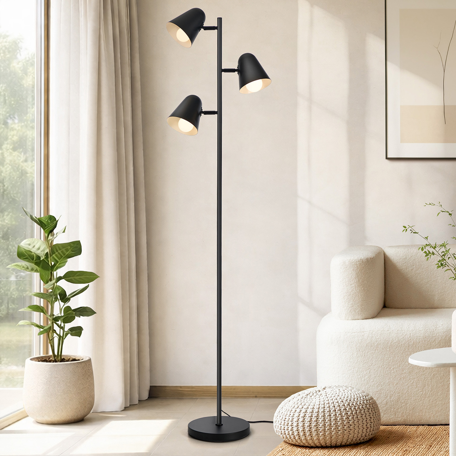 Lumir Metal 3 Light Floor Lamp