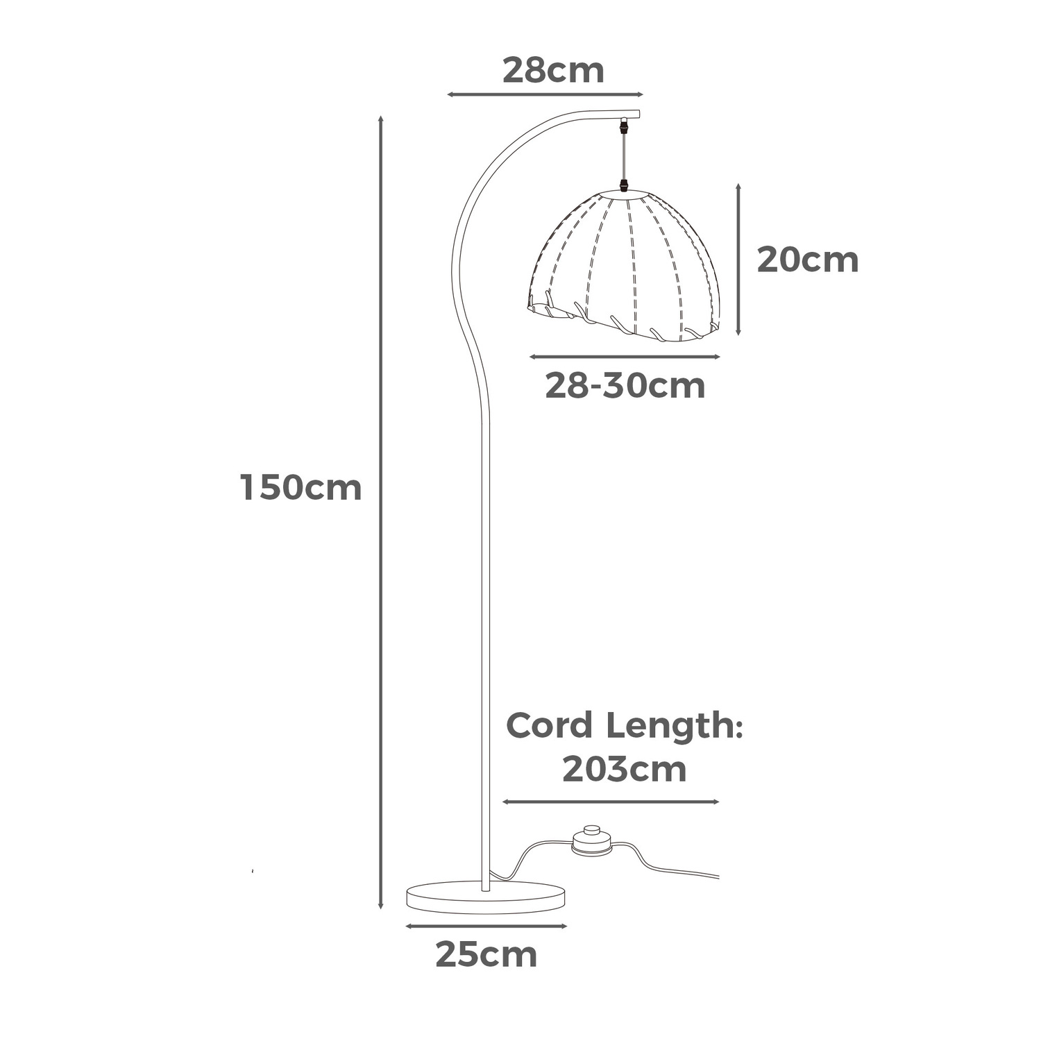 Yasna Metal Floor Lamp