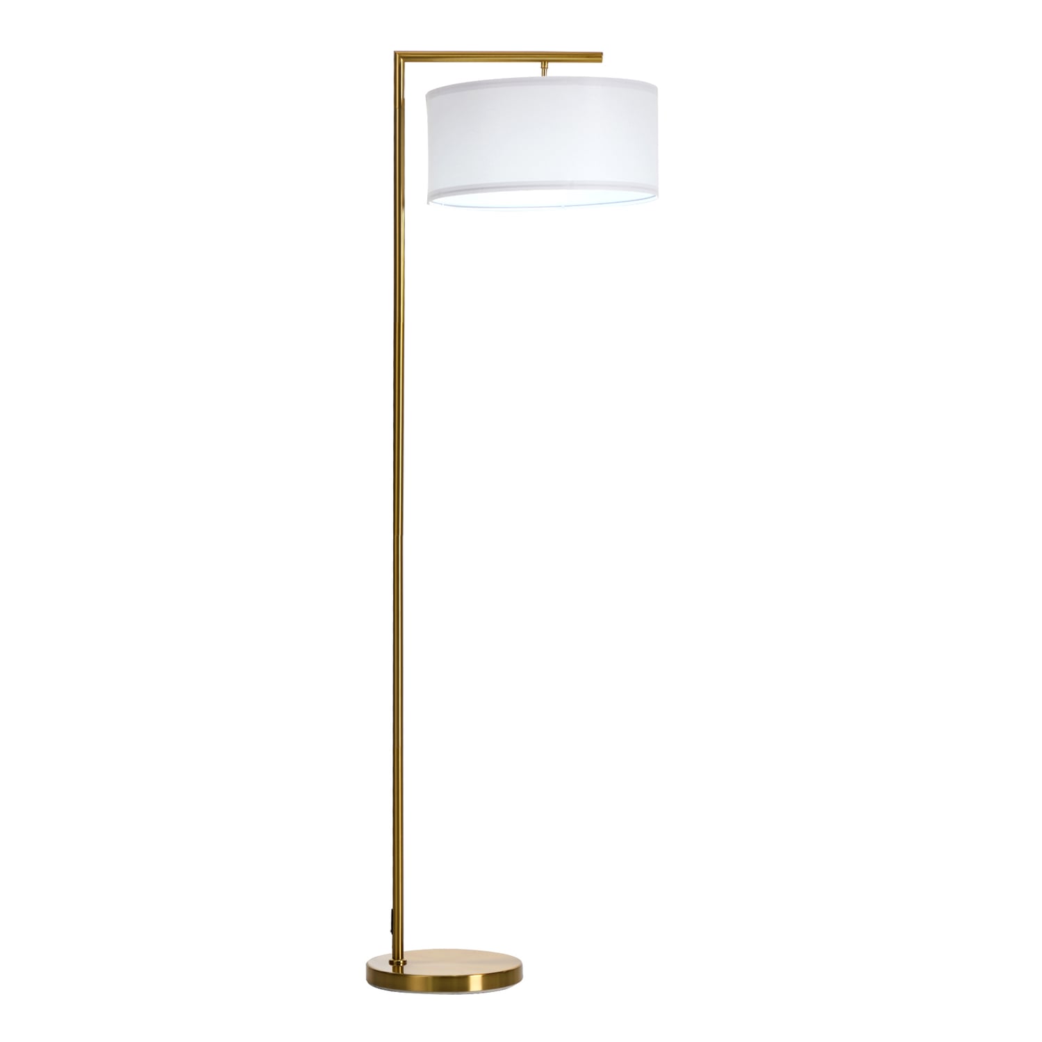 Aurina Brass Floor Lamp
