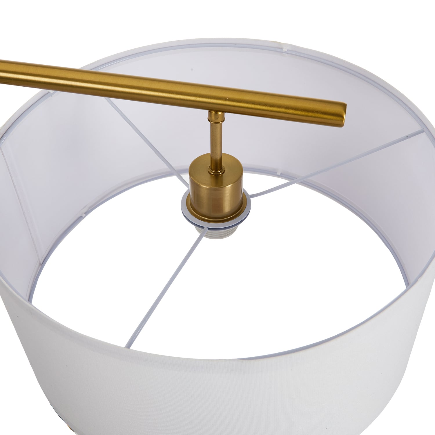 Aurina Brass Floor Lamp