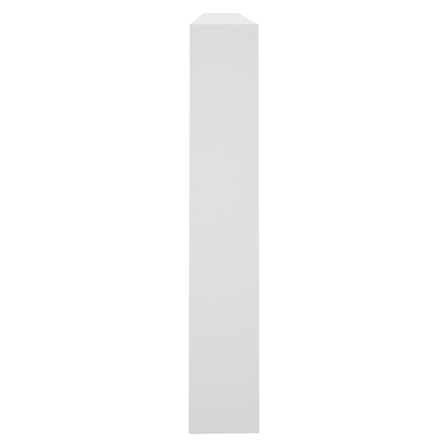 Meriden 1200mm LED Mirrored Shaving Cabinet with Open Shelf