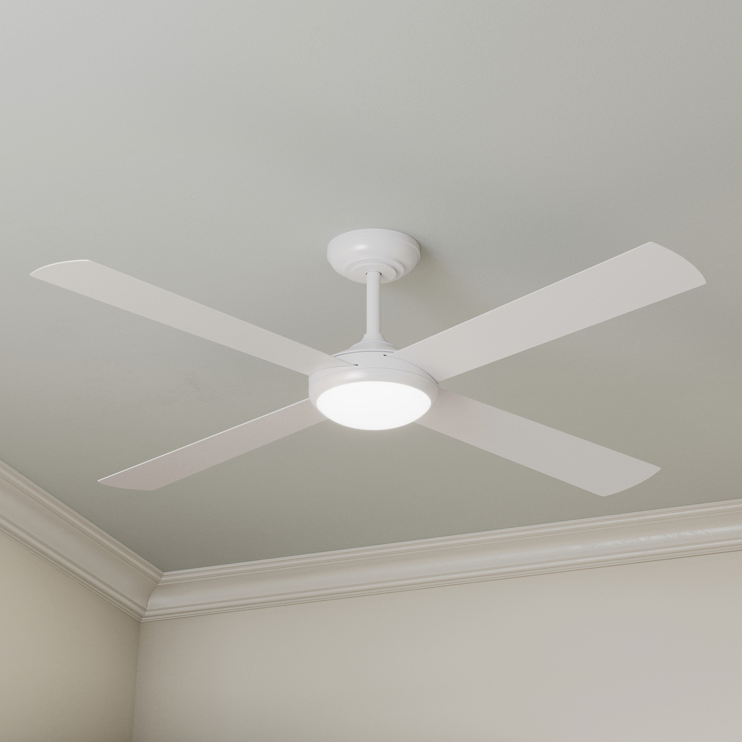 Hodson 132cm AC Ceiling Fan with LED Light & Remote Control