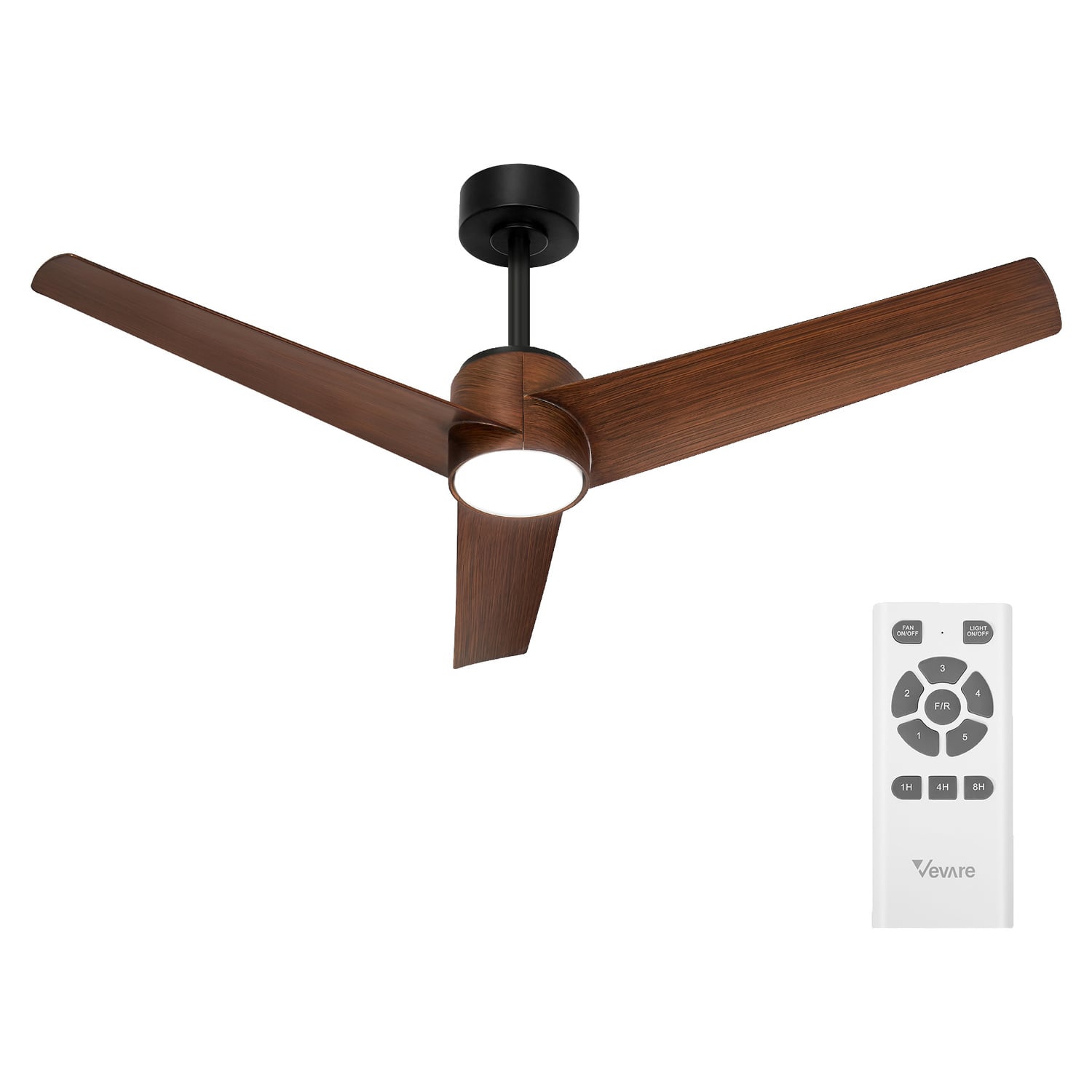 Keanu 132cm DC Ceiling Fan with LED Light