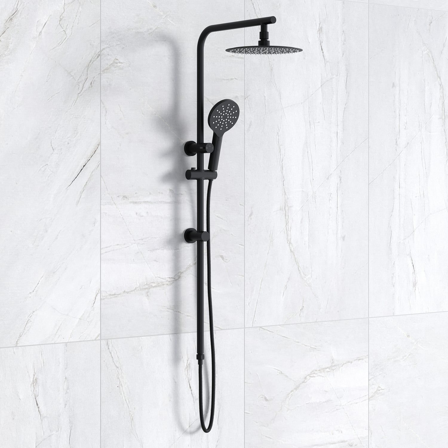 Lia 250mm Round Twin Shower