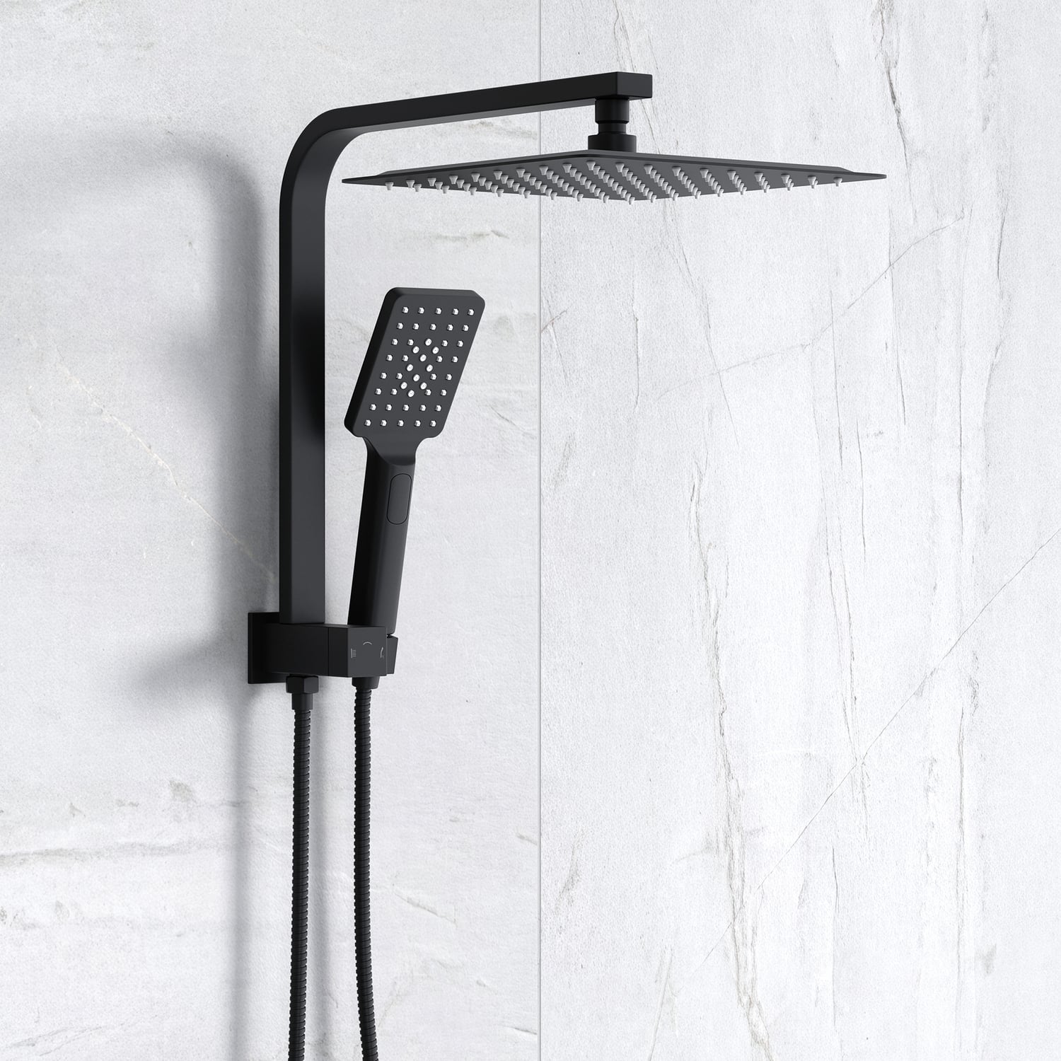 Rosina Square Short Twin Shower