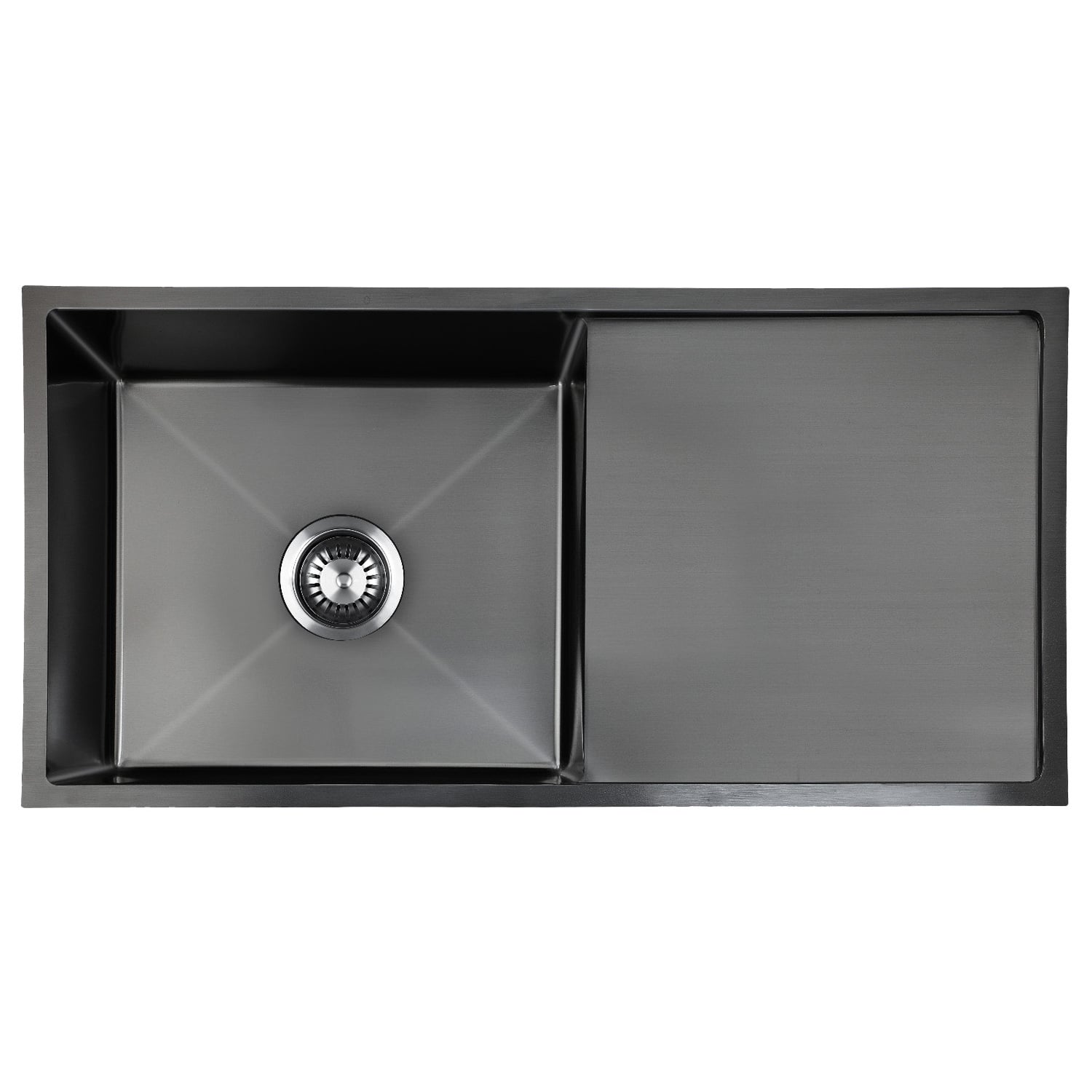 Aysel 870mm Single Kitchen Sink with Drainer
