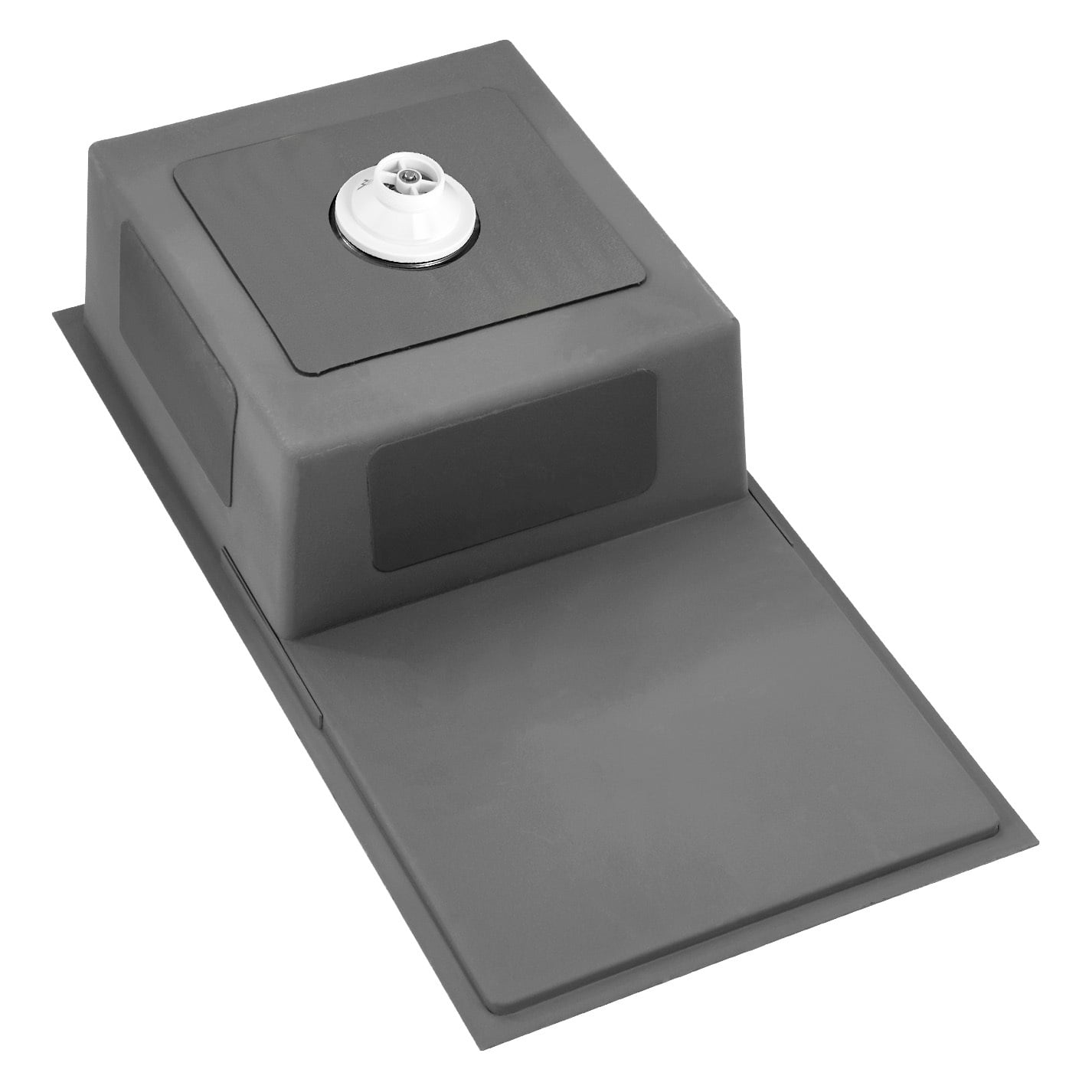 Aysel 870mm Single Kitchen Sink with Drainer