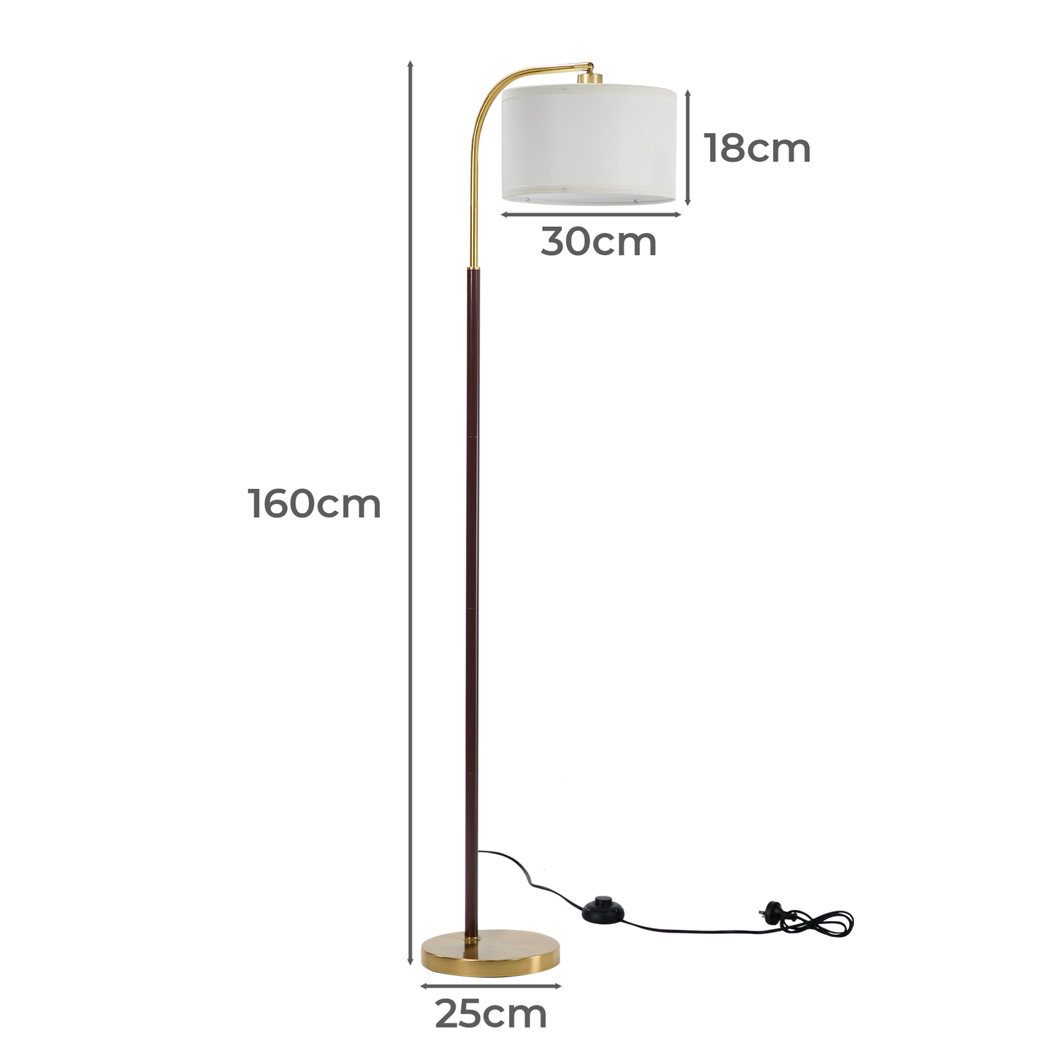 Maelle Drum Floor Lamp