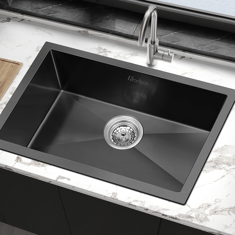 Wingrave 700mm Single Stainless Steel Kitchen Sink