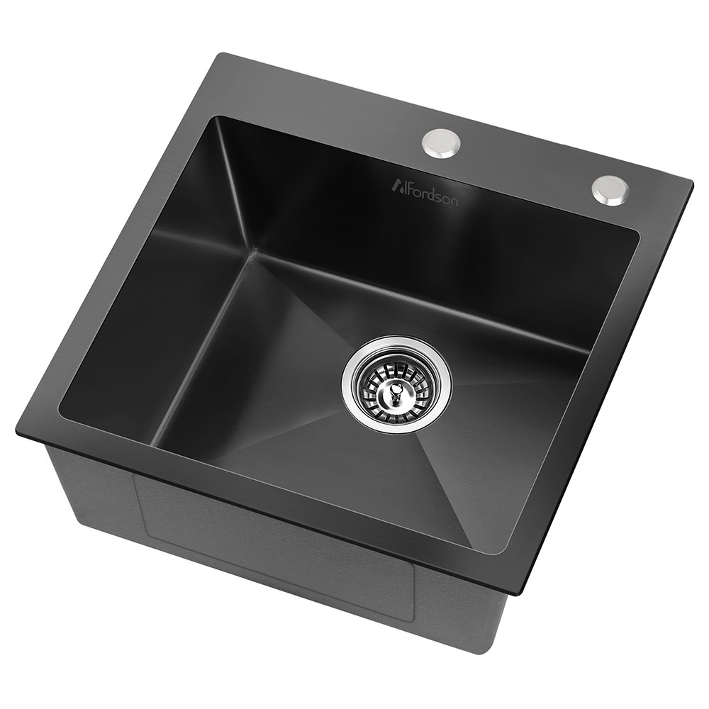 Wingrave 530mm Single Stainless Steel Kitchen Sink