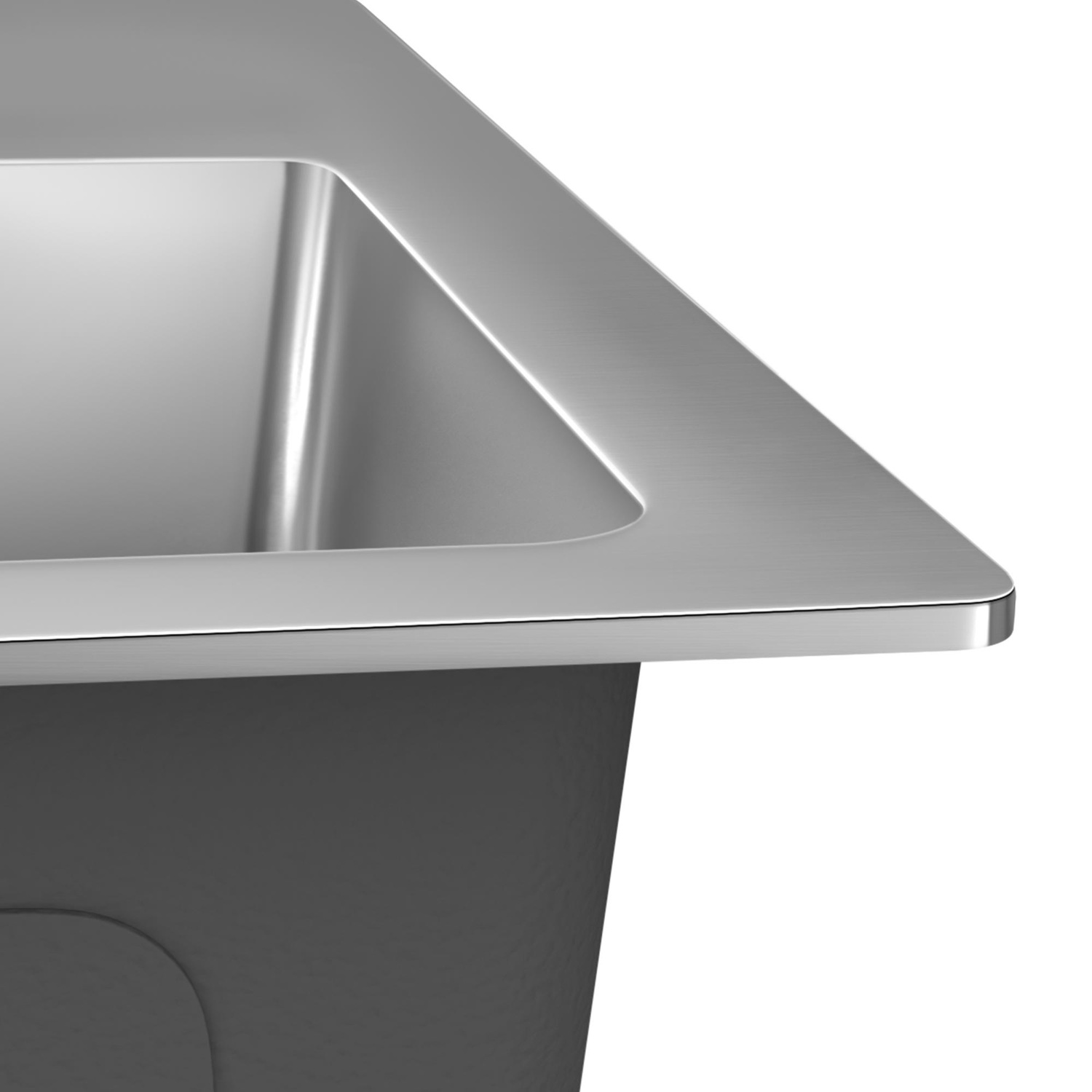 Wingrave 530mm Single Stainless Steel Kitchen Sink
