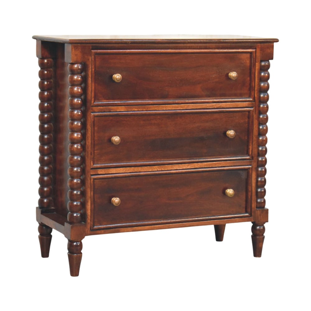 Ember Mango Wood 3 Drawer Chest