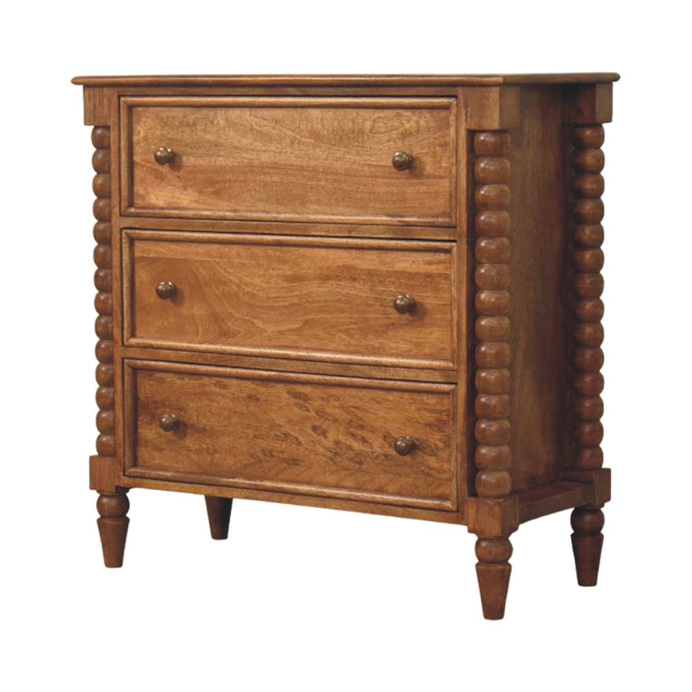 Ember Mango Wood 3 Drawer Chest