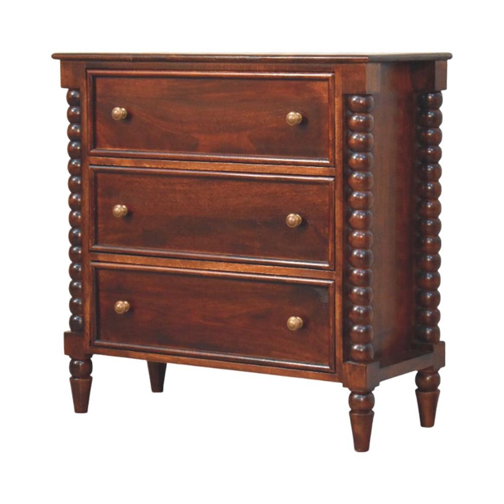Ember Mango Wood 3 Drawer Chest