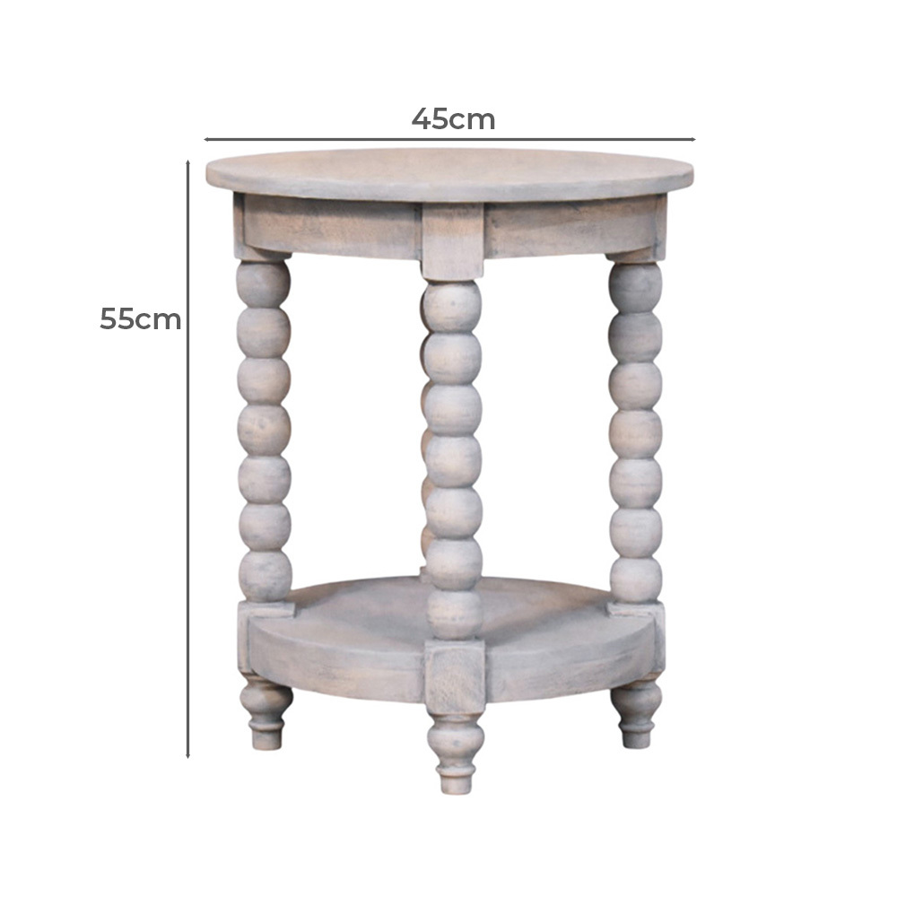 Lasso Mango Wood Side Table